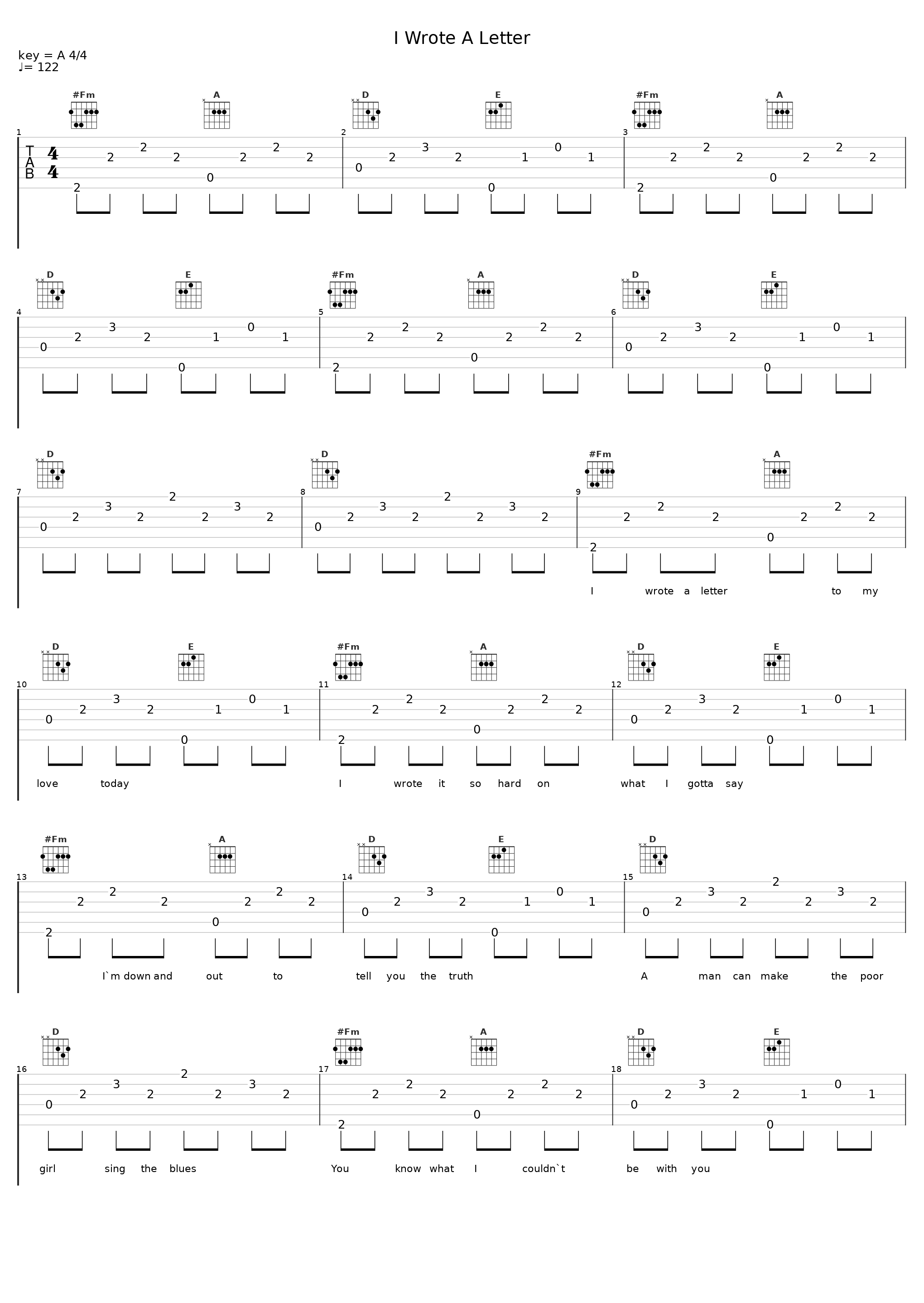 I Wrote A Letter_Tina Turner_1