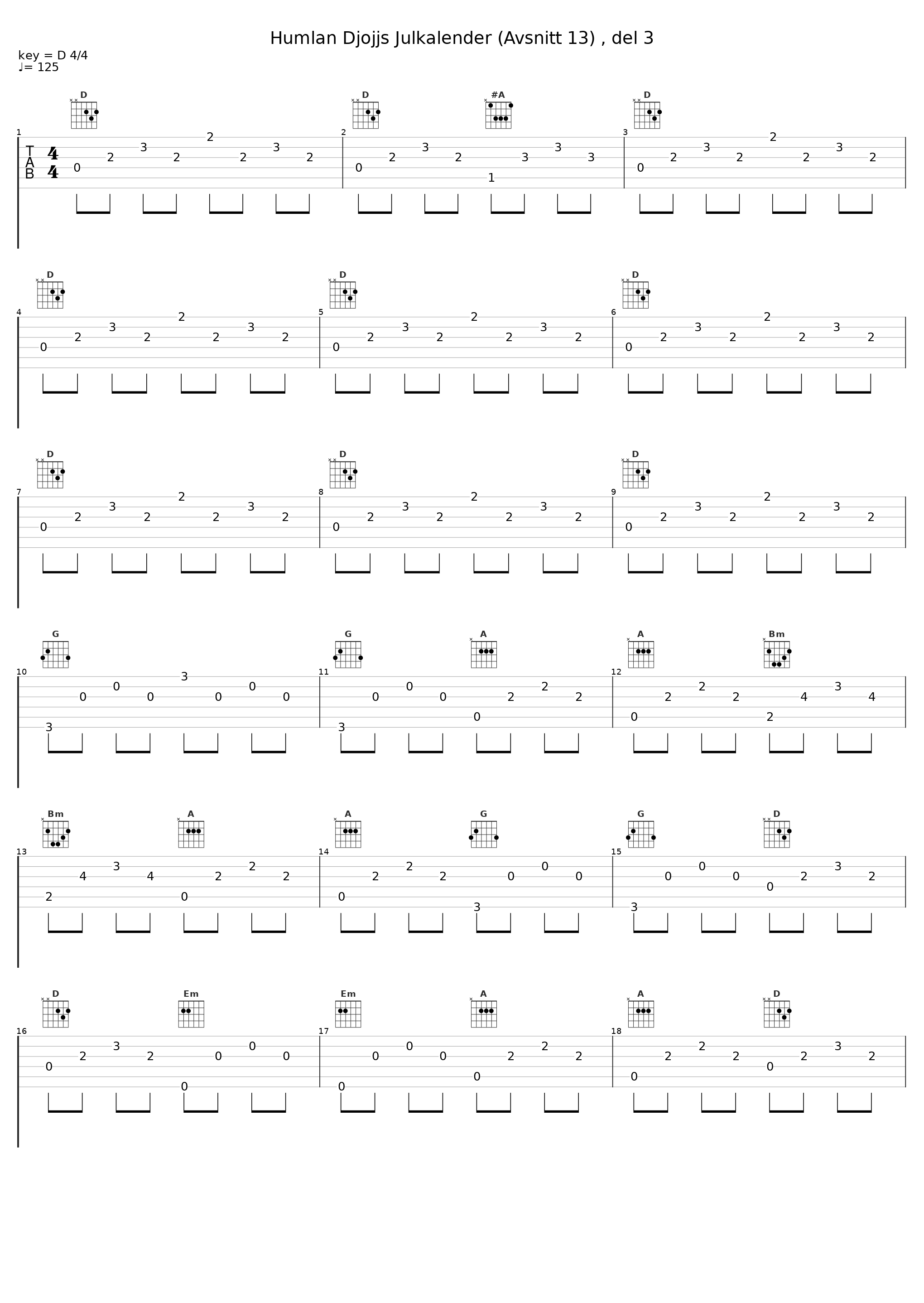 Humlan Djojjs Julkalender (Avsnitt 13) , del 3_Humlan Djojj,Julkalender,Staffan Götestam_1