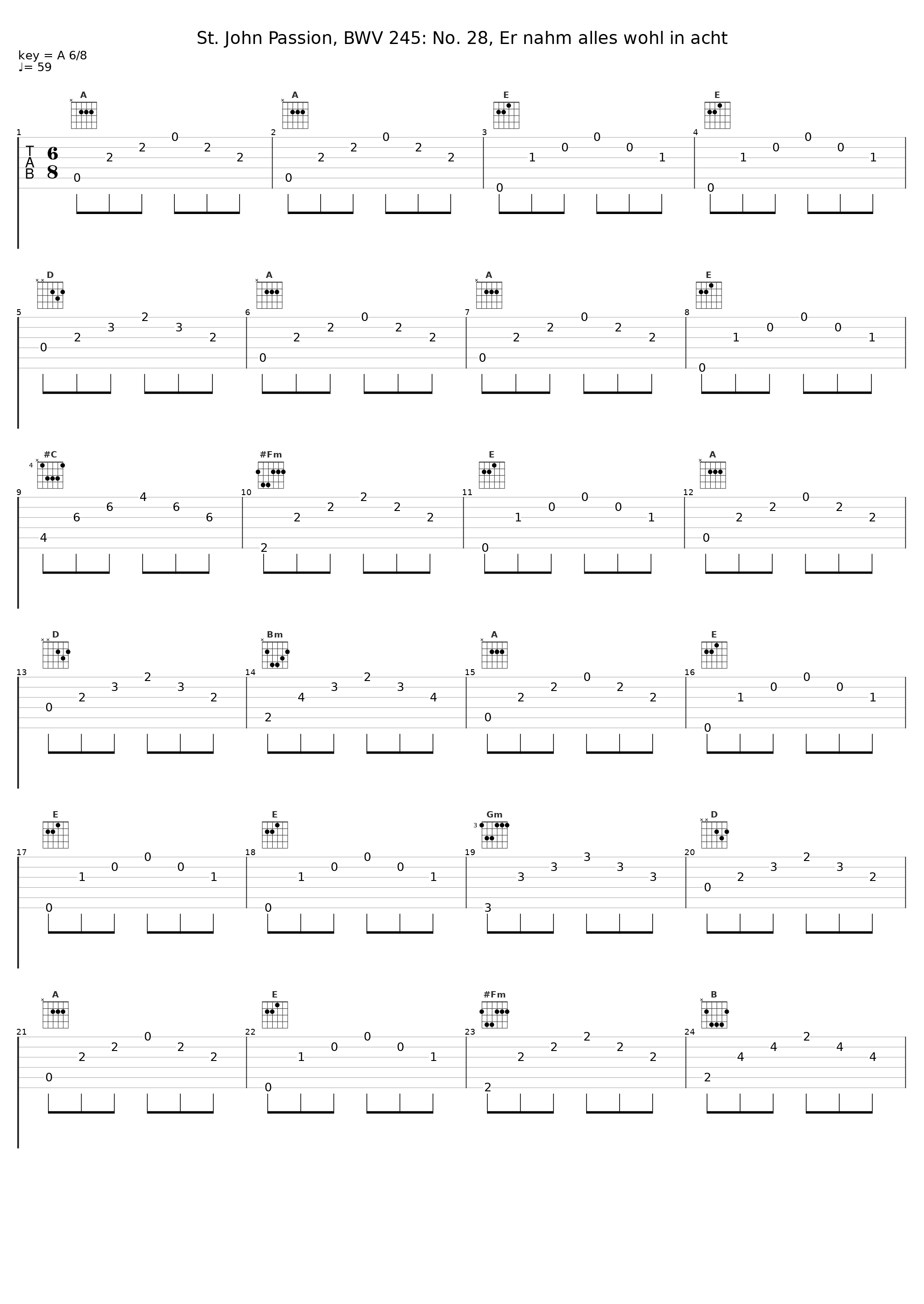 St. John Passion, BWV 245: No. 28, Er nahm alles wohl in acht_Gachinger Kantorei_1