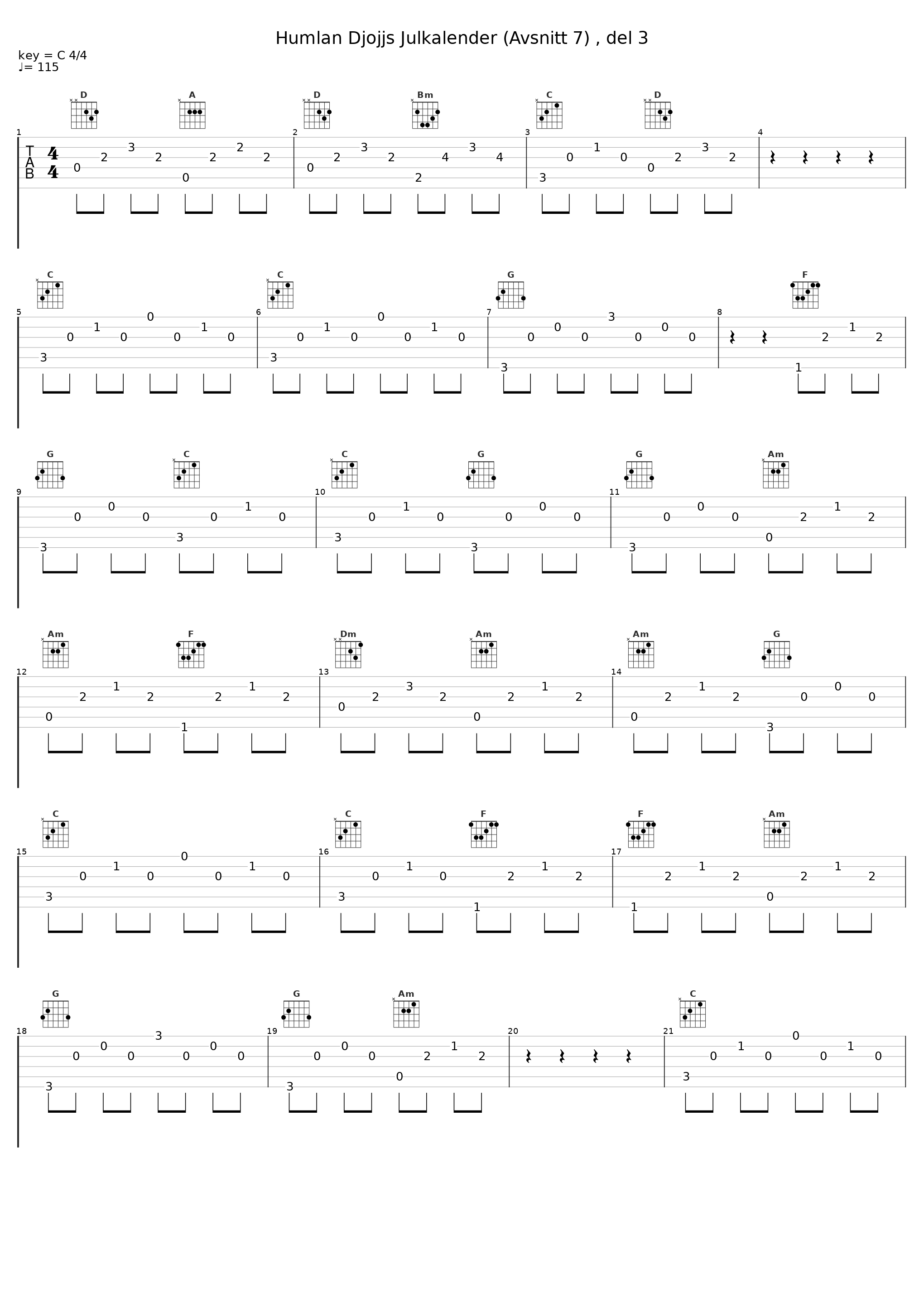 Humlan Djojjs Julkalender (Avsnitt 7) , del 3_Humlan Djojj,Julkalender,Staffan Götestam_1