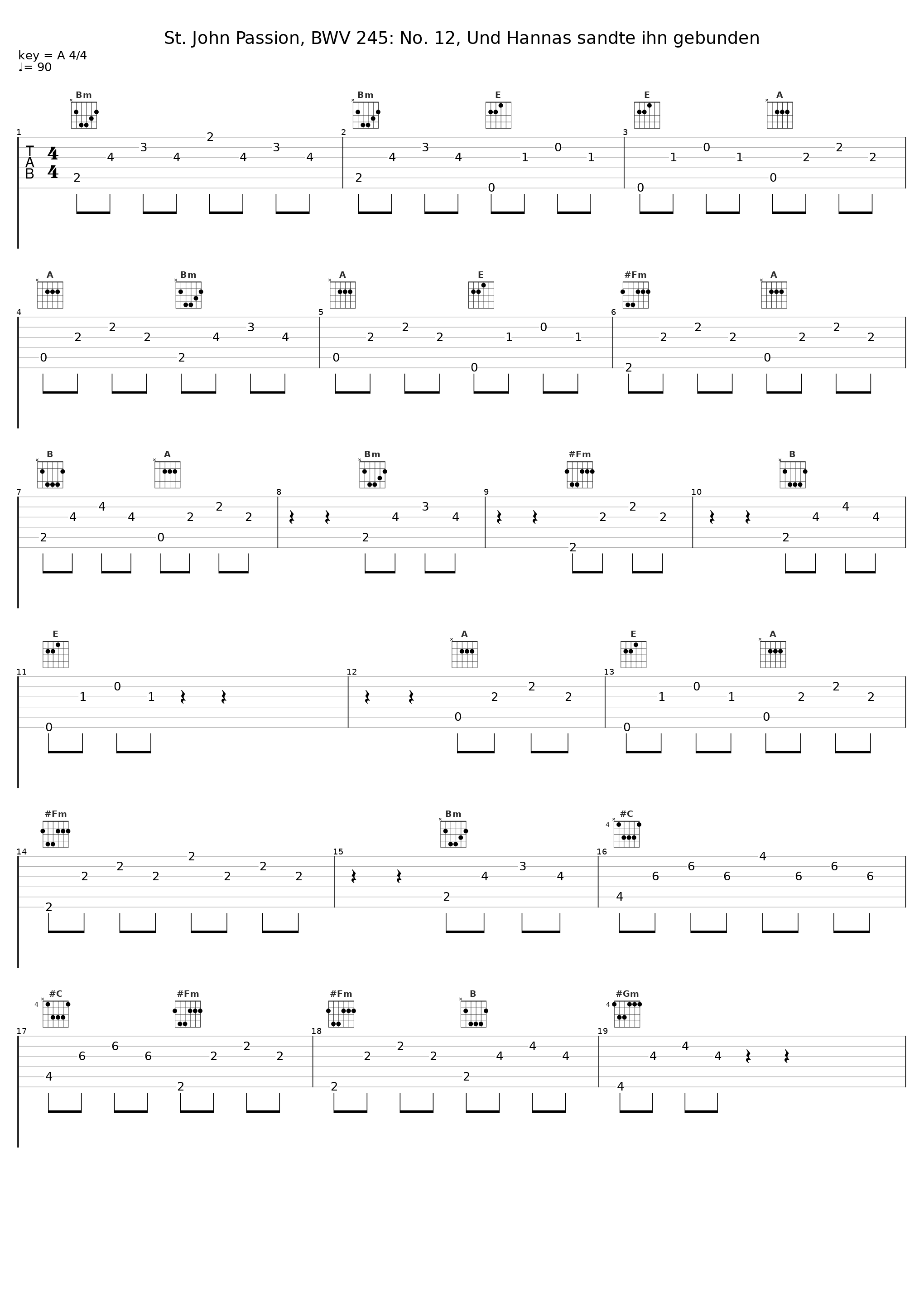 St. John Passion, BWV 245: No. 12, Und Hannas sandte ihn gebunden_Gachinger Kantorei_1