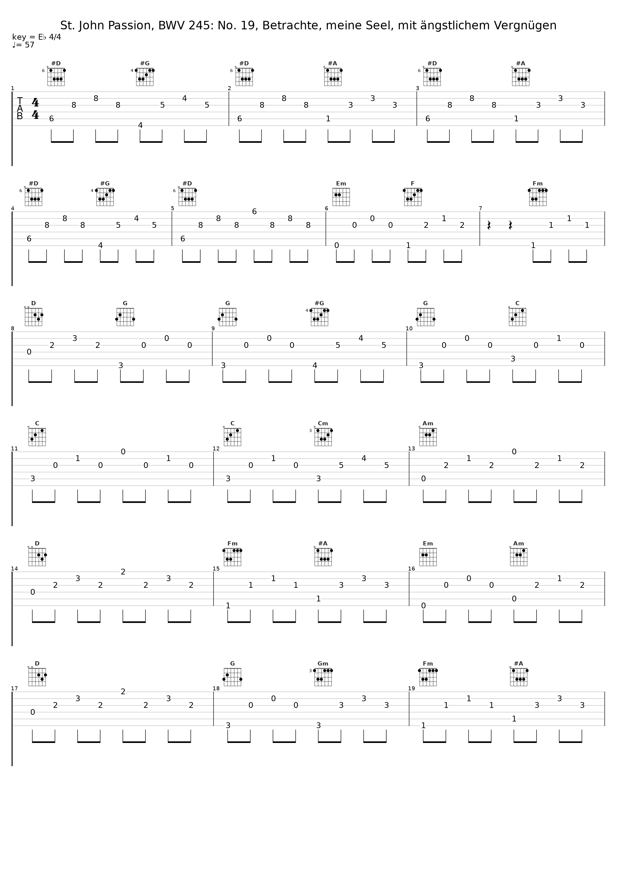 St. John Passion, BWV 245: No. 19, Betrachte, meine Seel, mit ängstlichem Vergnügen_Gachinger Kantorei_1