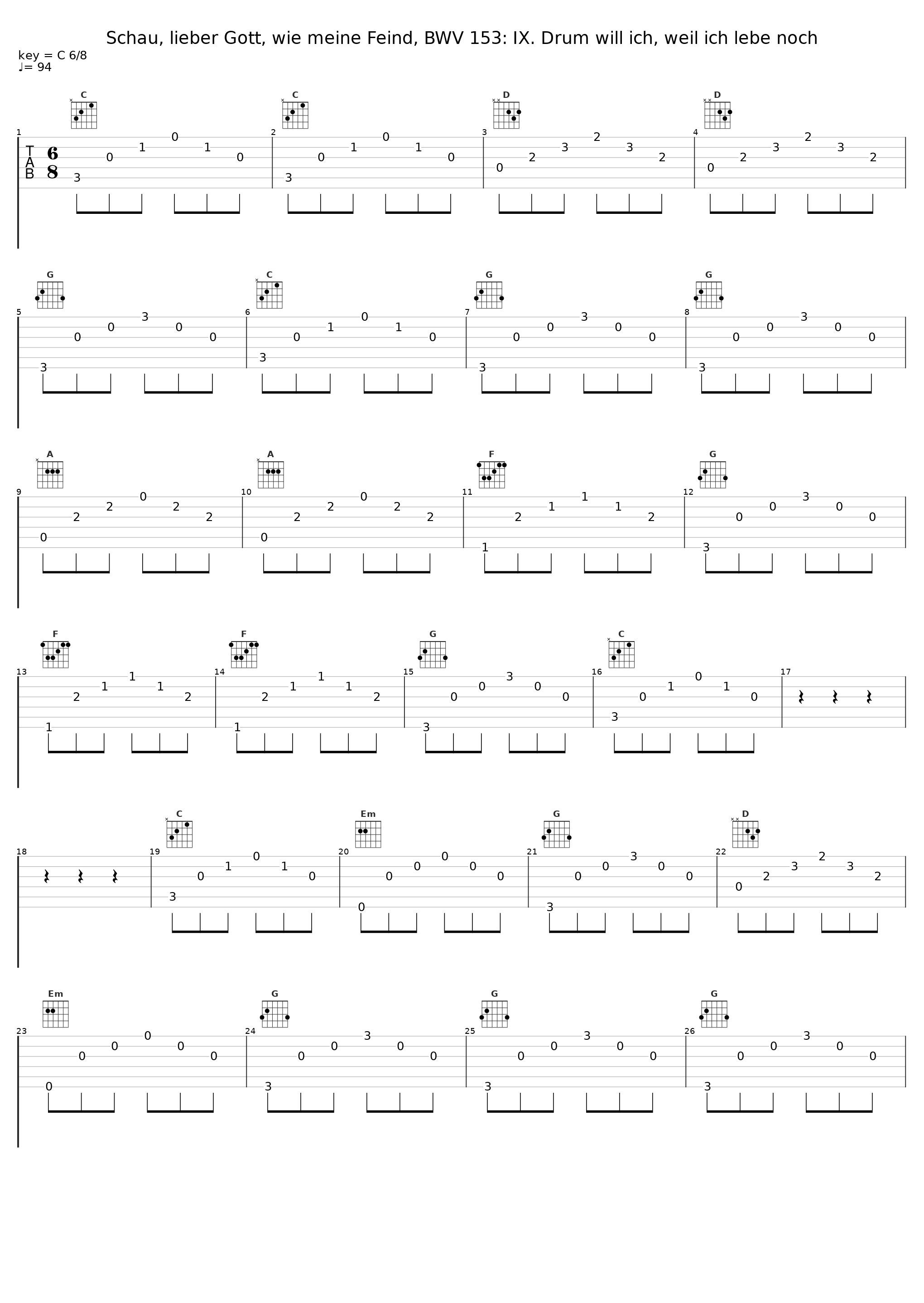 Schau, lieber Gott, wie meine Feind, BWV 153: IX. Drum will ich, weil ich lebe noch_Württemberg Chamber Orchestra Heilbronn,Frankfurter Kantorei,Wolfgang Schäfer_1