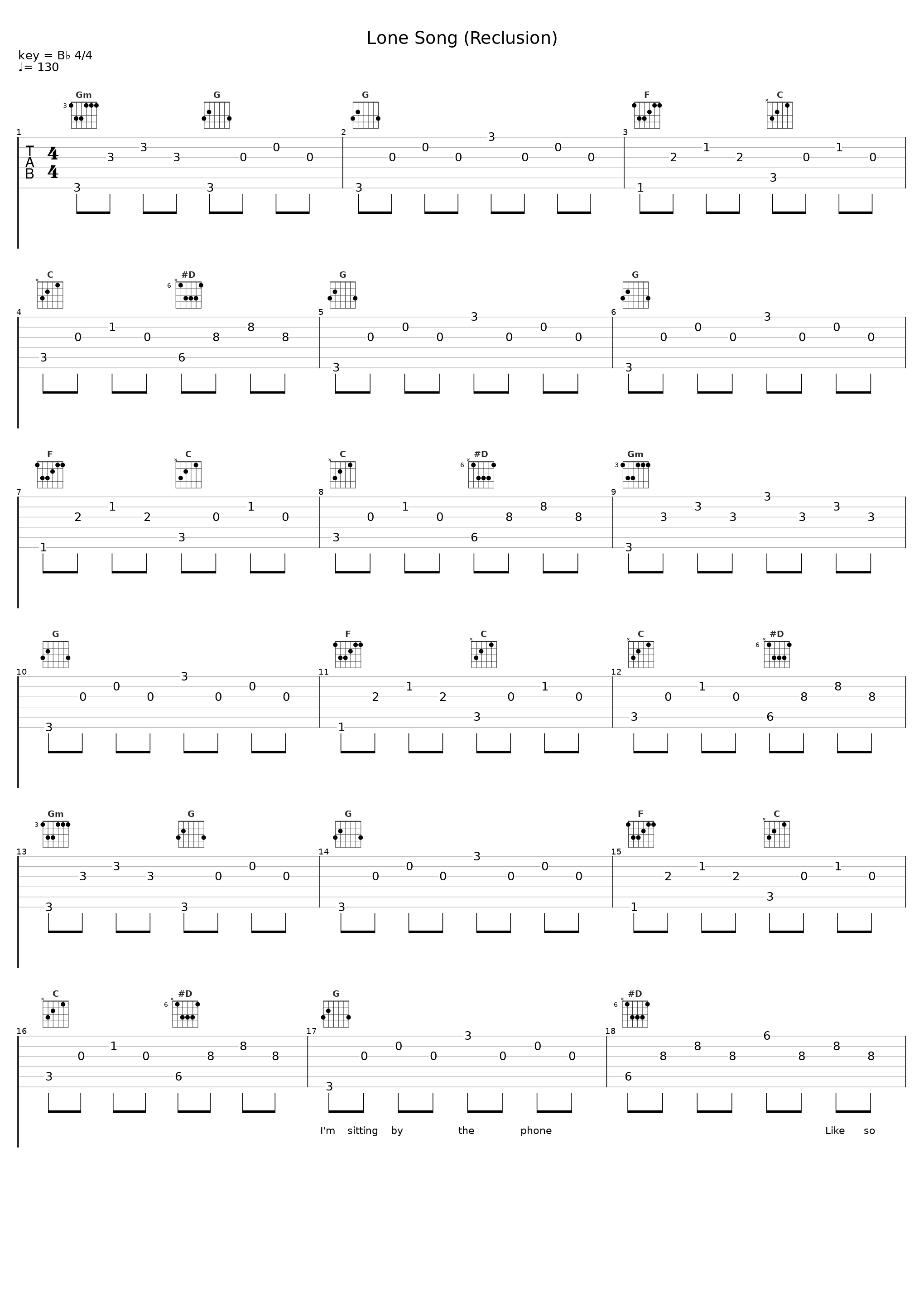 Lone Song (Reclusion)_Mustasch,Hannes Hansson,Ralf Gyllenhammar_1