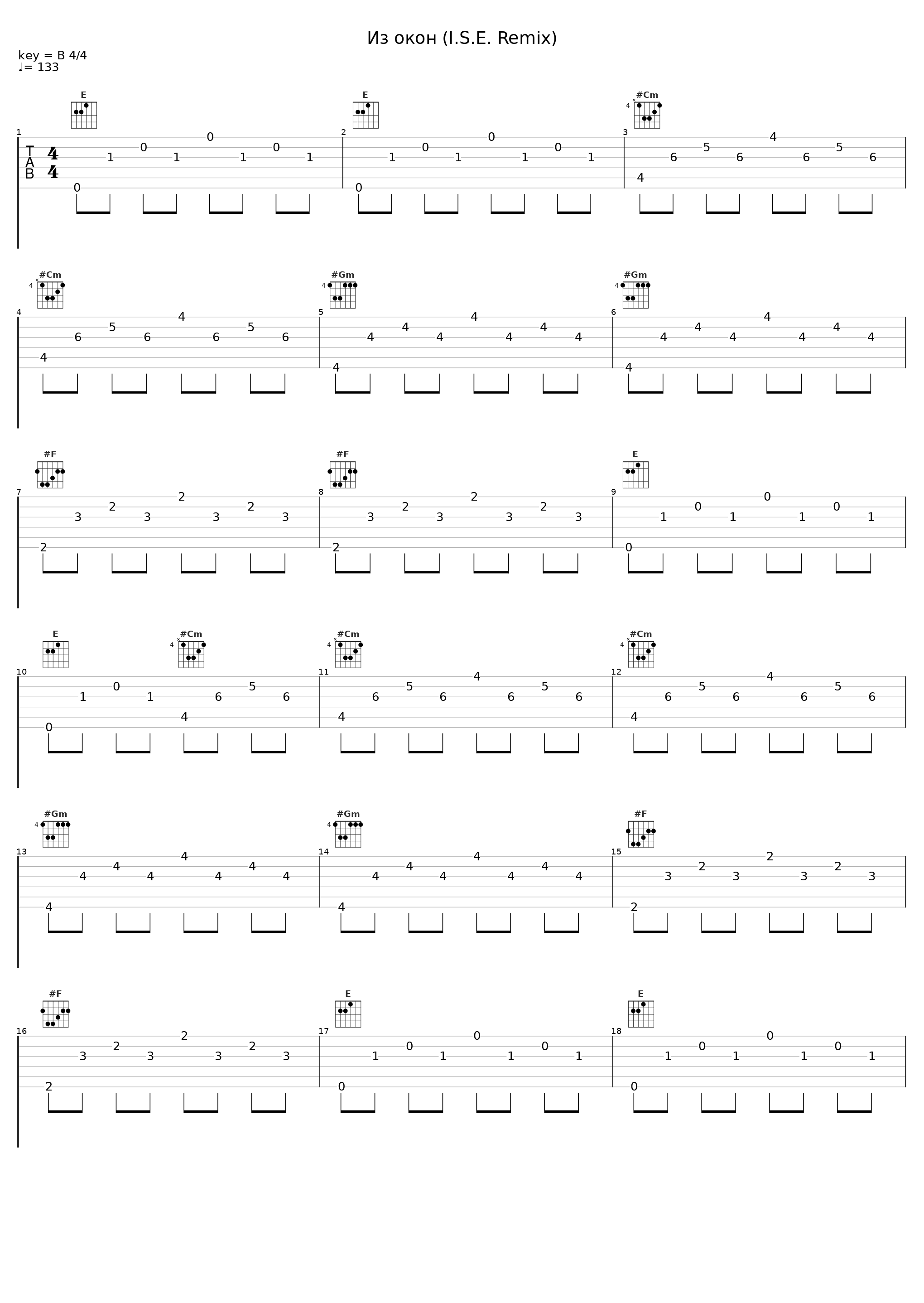 Из окон (I.S.E. Remix)_Звонкий,Рем Дигга,I.S.E._1