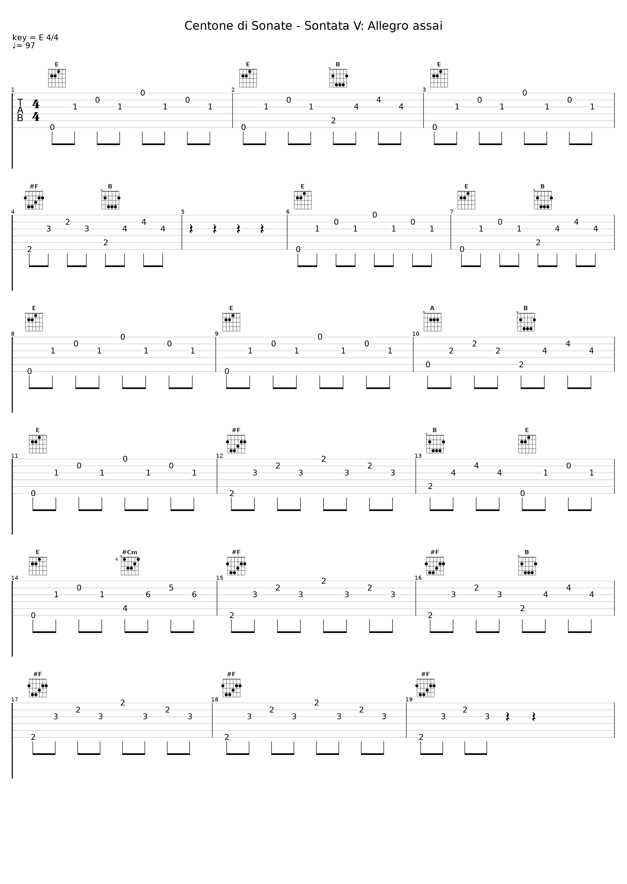 Centone di Sonate - Sontata V: Allegro assai_Maria Isabel Siewers,Amiram Ganz_1