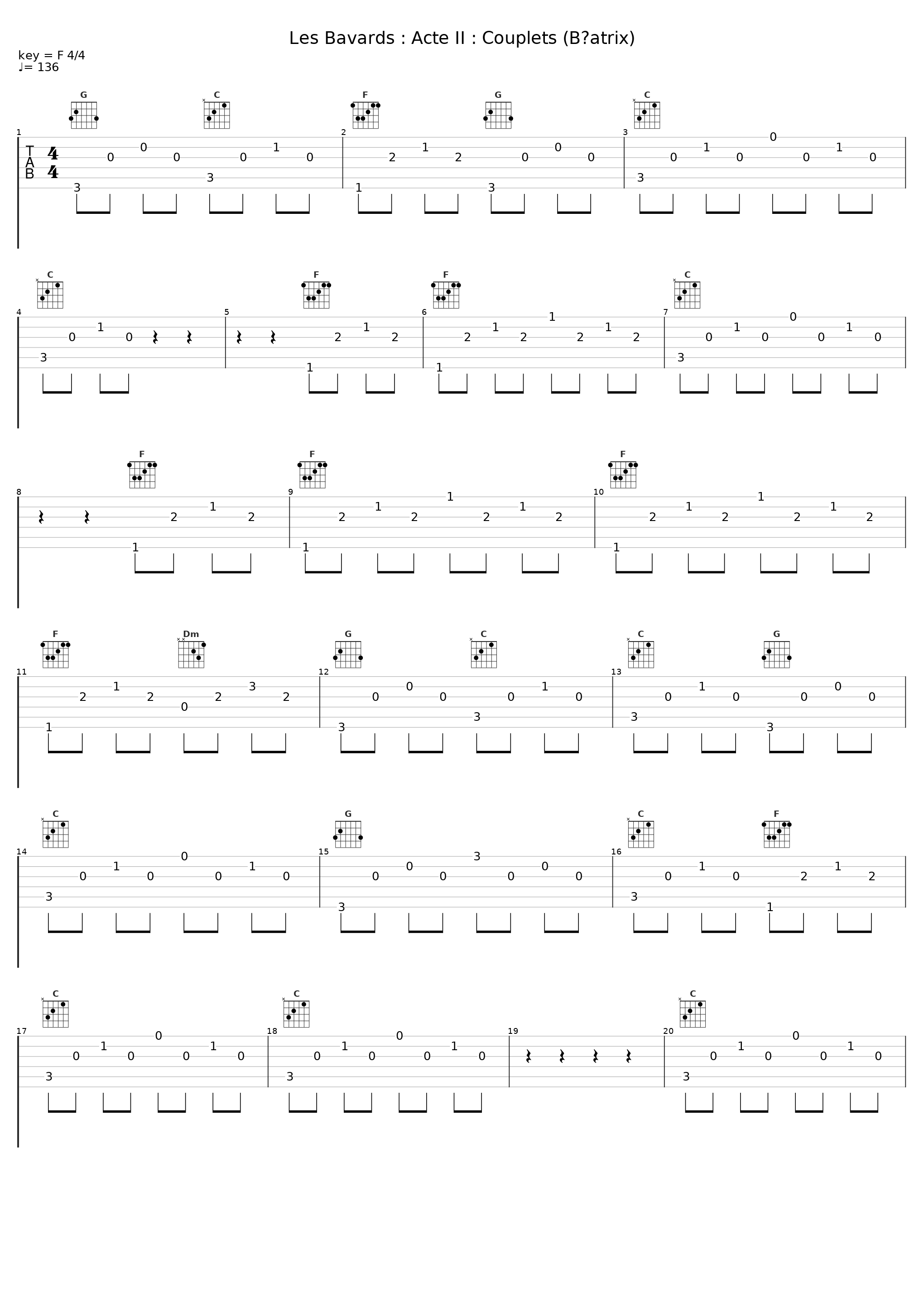 Les Bavards : Acte II : Couplets (B?atrix)_COURAUD,Marcel,Conductor_1