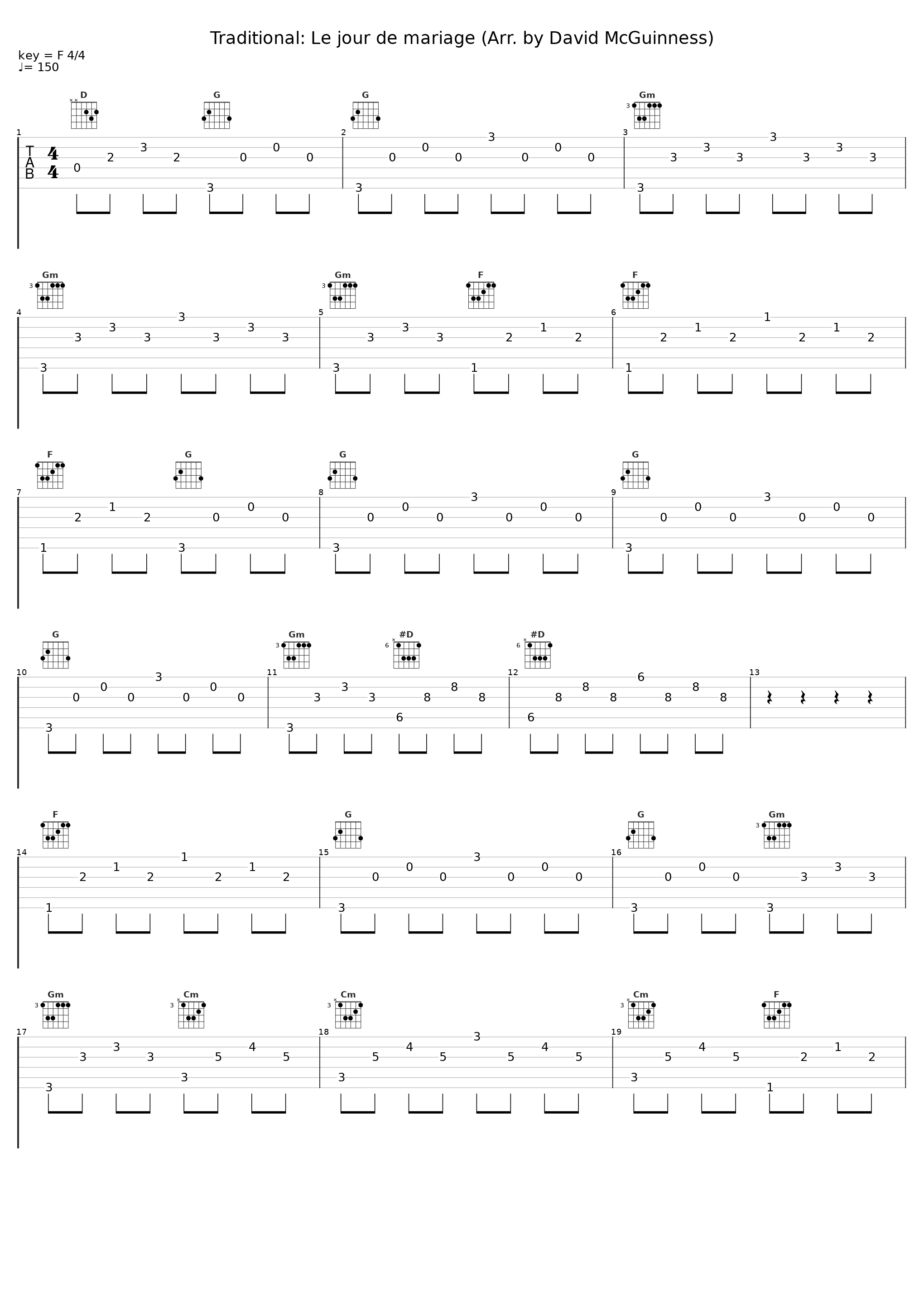 Traditional: Le jour de mariage (Arr. by David McGuinness)_David McGuinness,Betsy MacMillan,Suzie Leblanc,Sylvain Bergeron,Chris Norman_1