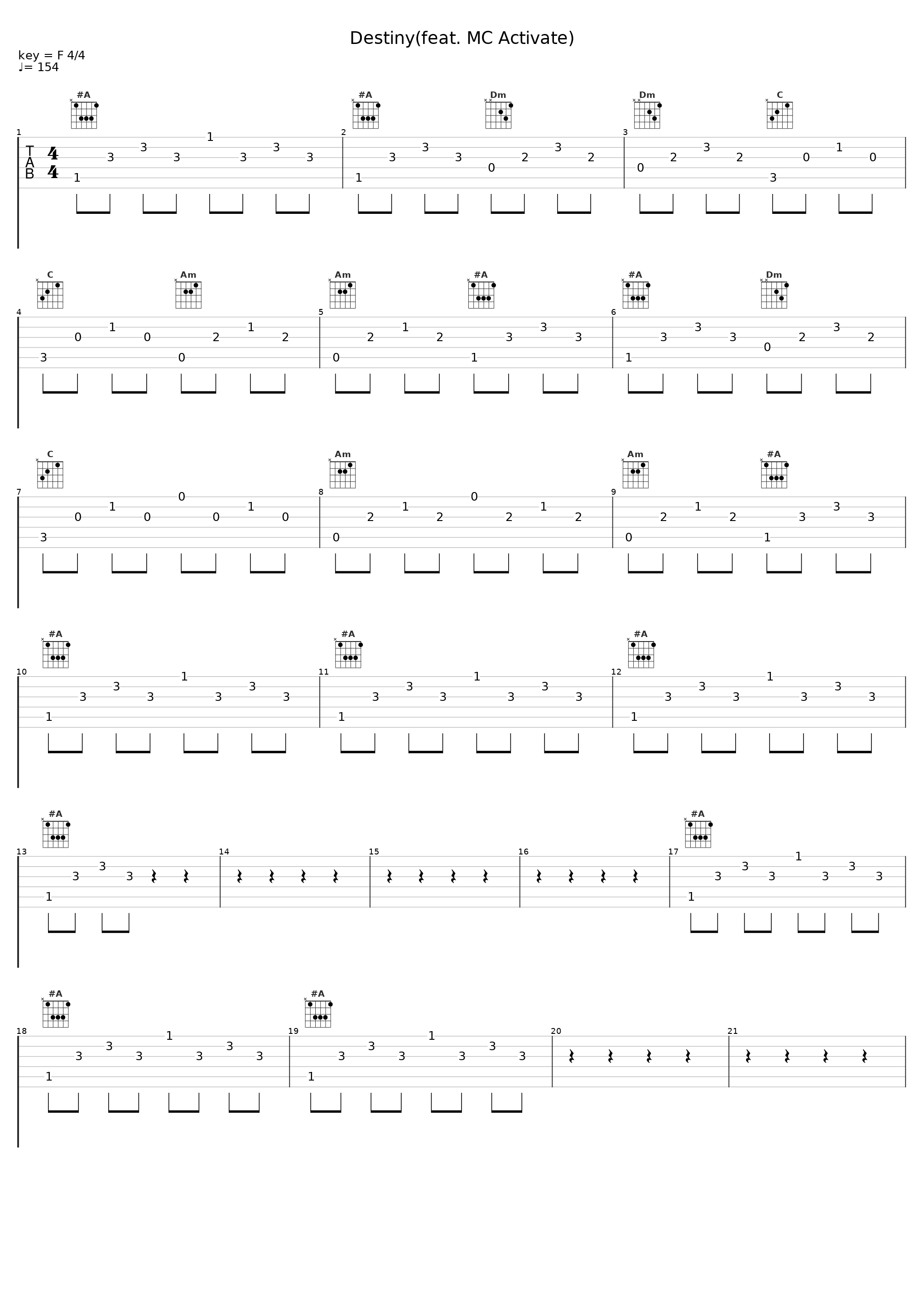 Destiny(feat. MC Activate)_Thyron,MC Activate_1