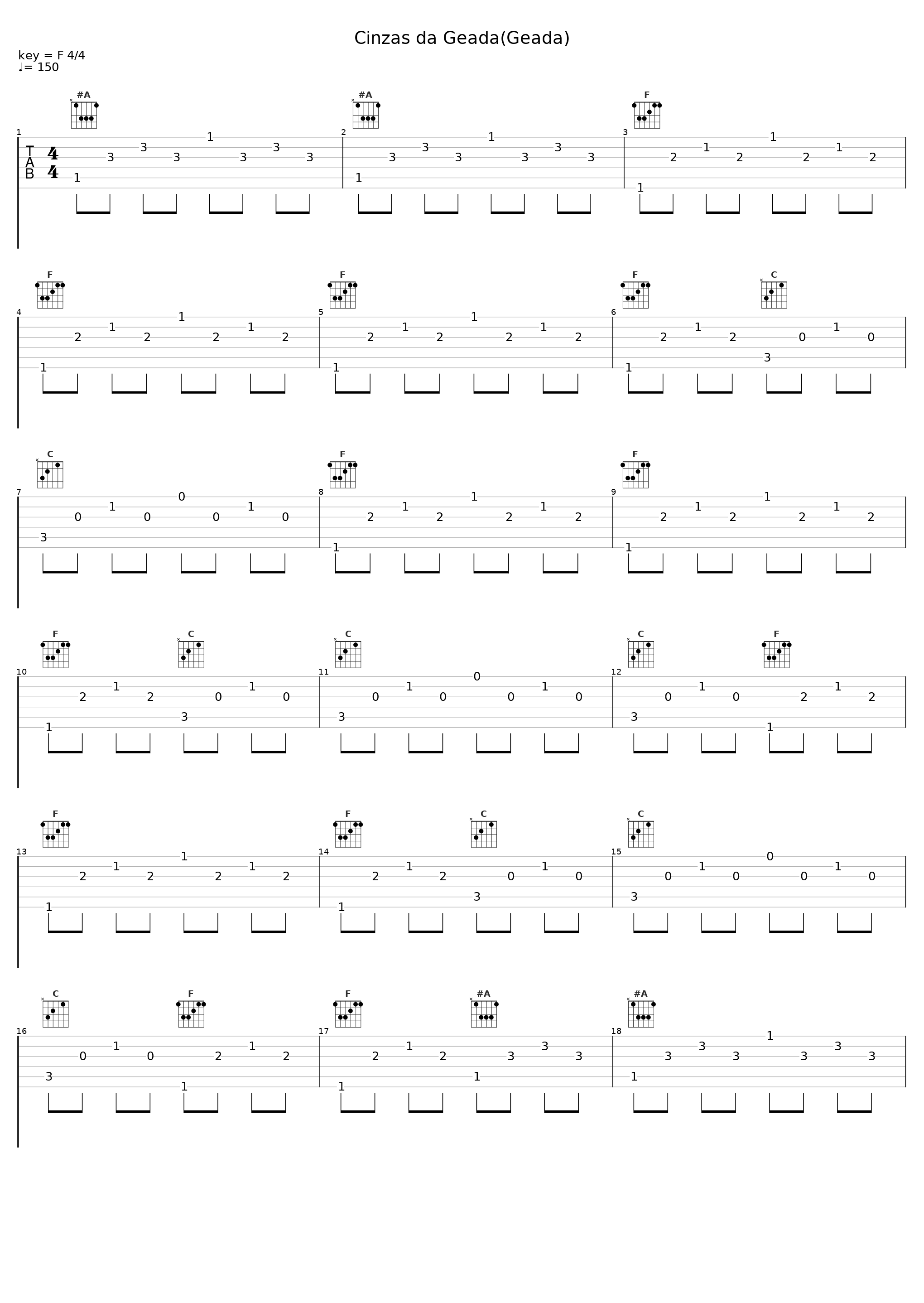 Cinzas da Geada(Geada)_Tonico E Tinoco_1