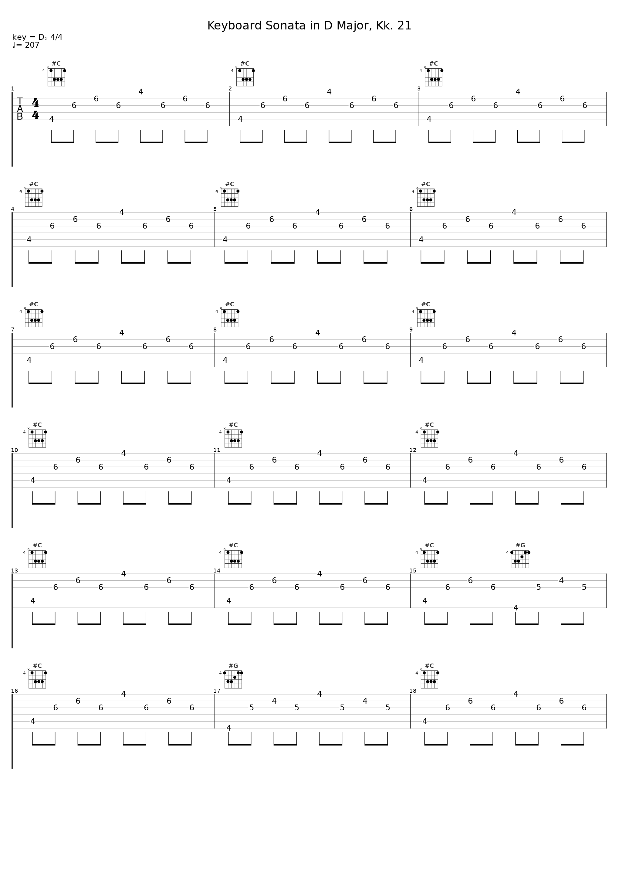 Keyboard Sonata in D Major, Kk. 21_Ottavio Dantone_1