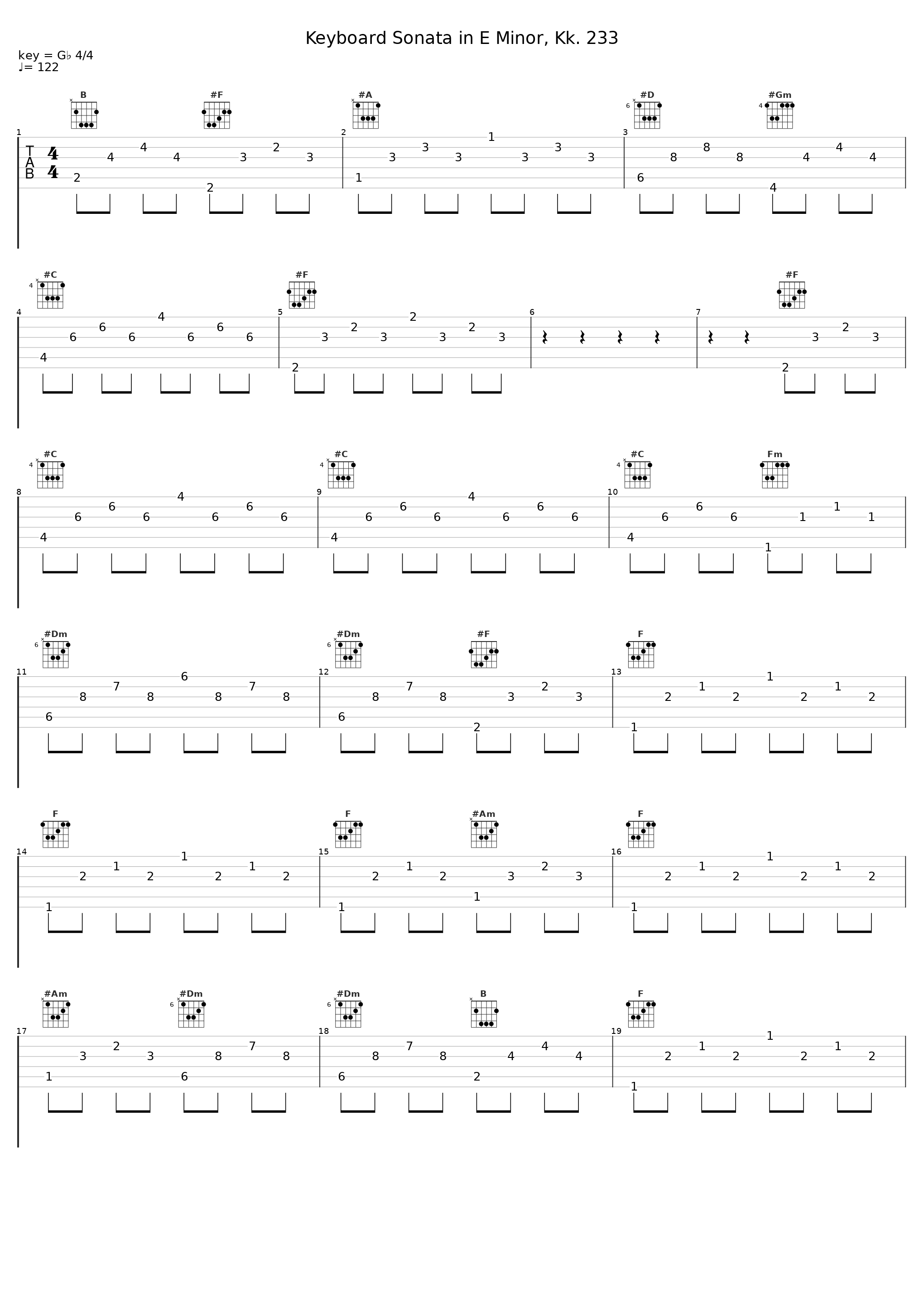 Keyboard Sonata in E Minor, Kk. 233_Ottavio Dantone_1