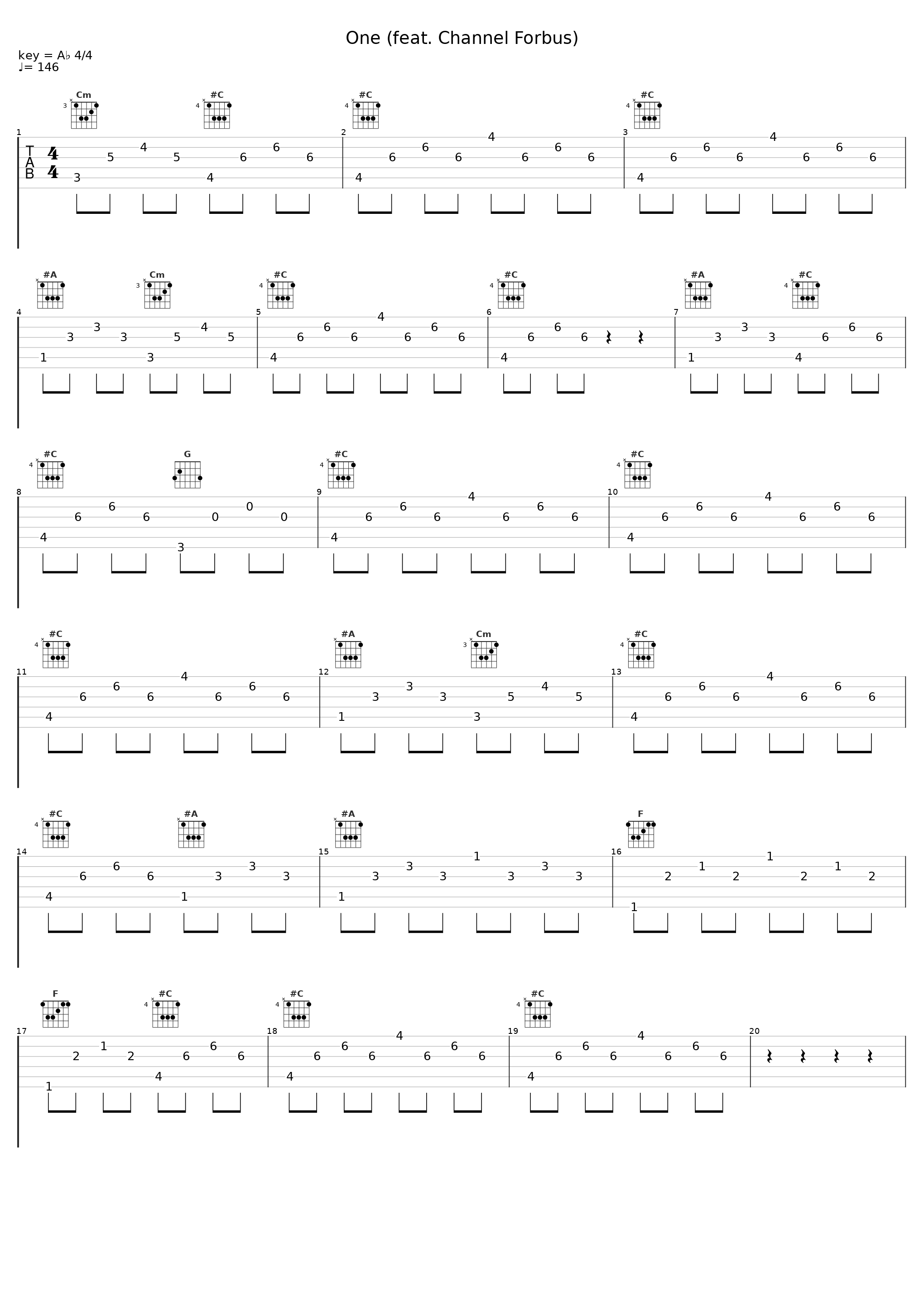 One (feat. Channel Forbus)_Raze,Channel Forbus_1