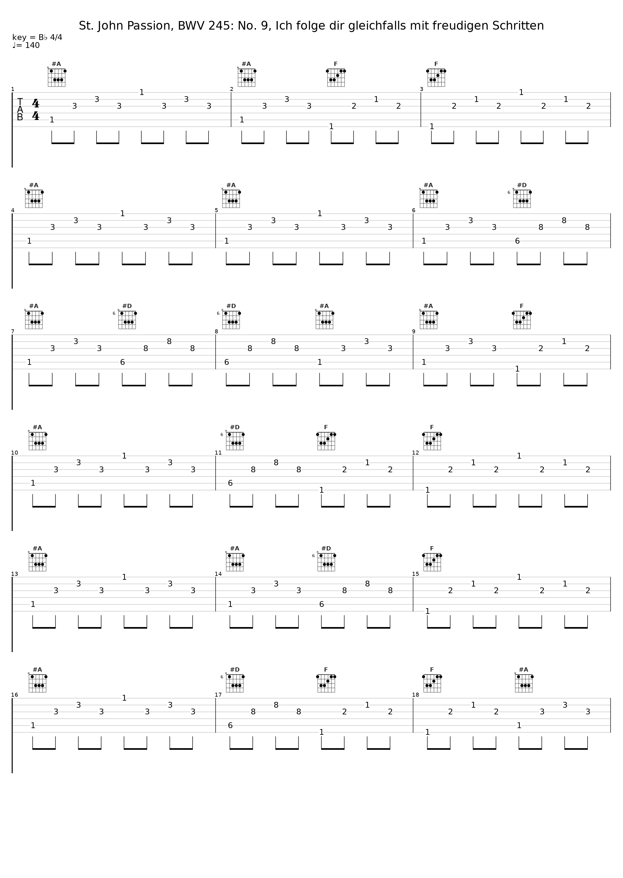 St. John Passion, BWV 245: No. 9, Ich folge dir gleichfalls mit freudigen Schritten_Gachinger Kantorei_1