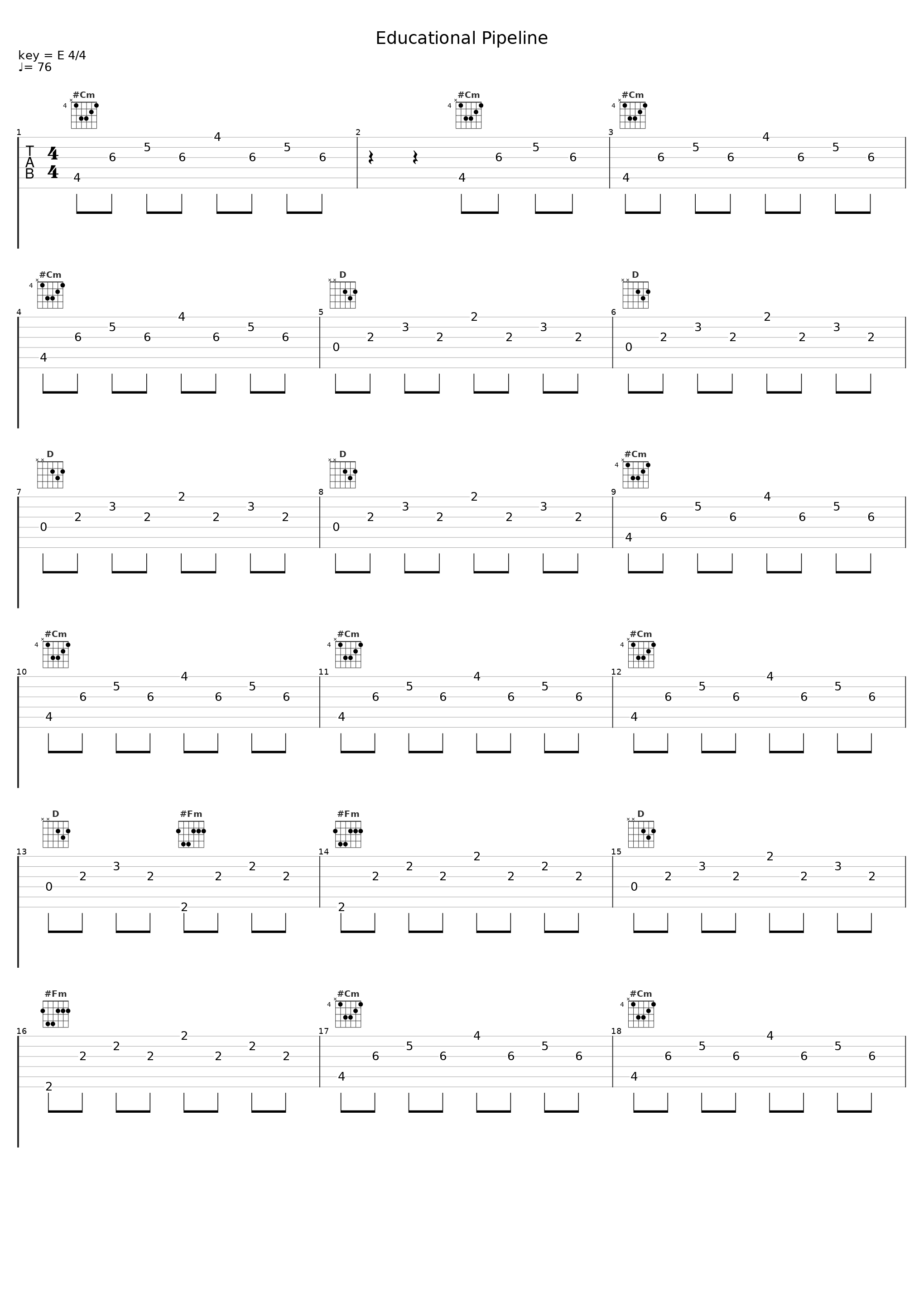 Educational Pipeline_Christophe Beck_1