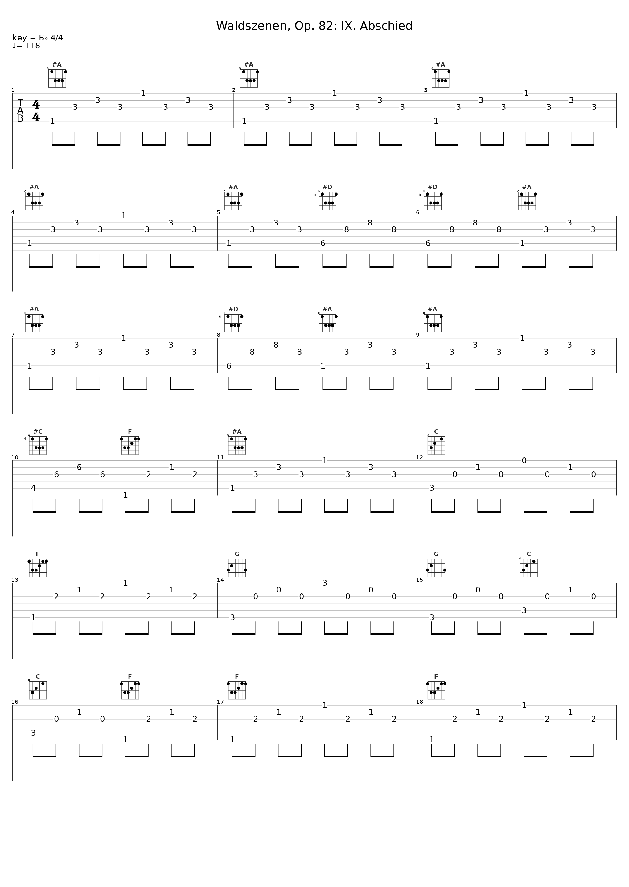 Waldszenen, Op. 82: IX. Abschied_Evelyne Dubourg_1