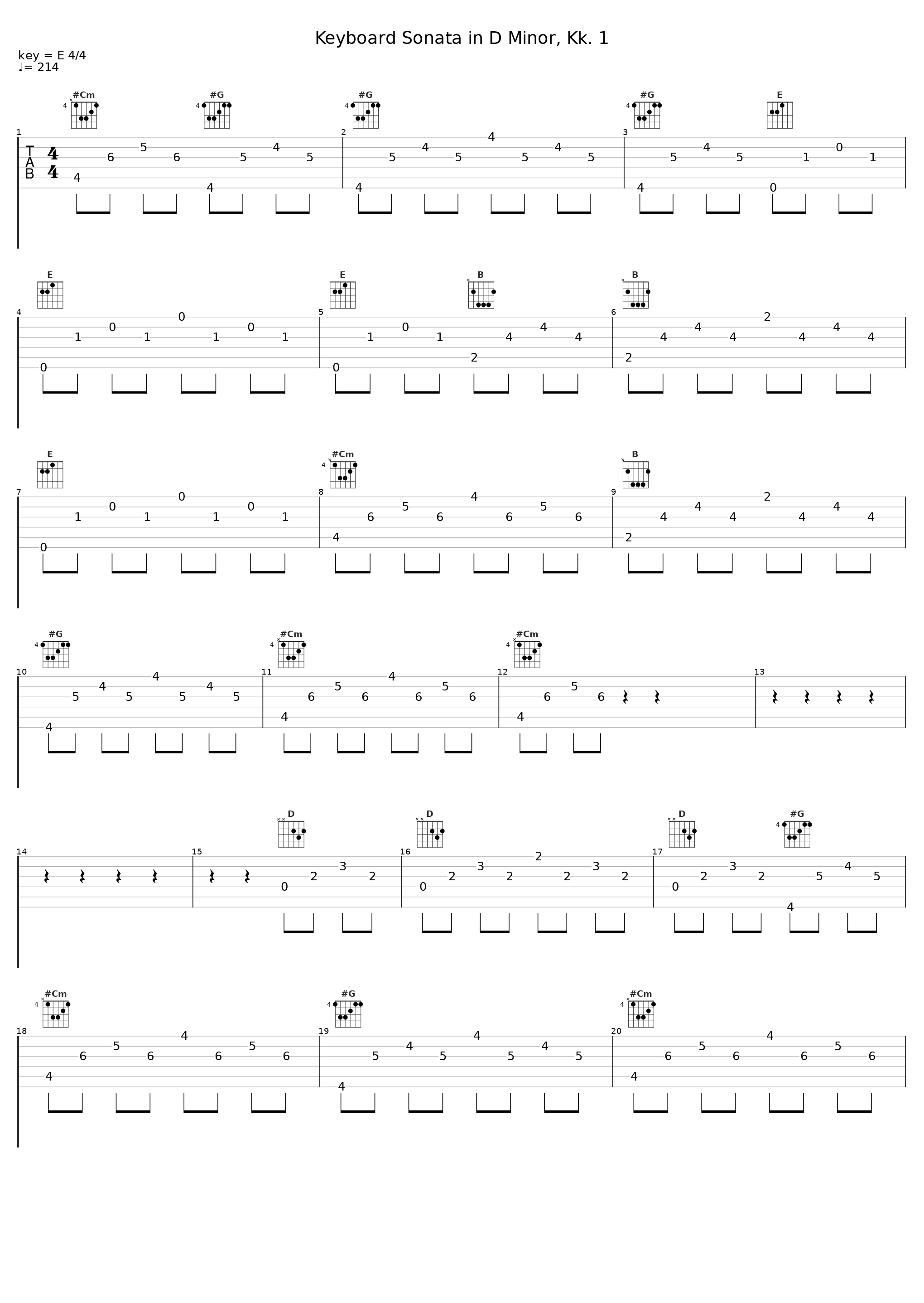 Keyboard Sonata in D Minor, Kk. 1_Ottavio Dantone_1