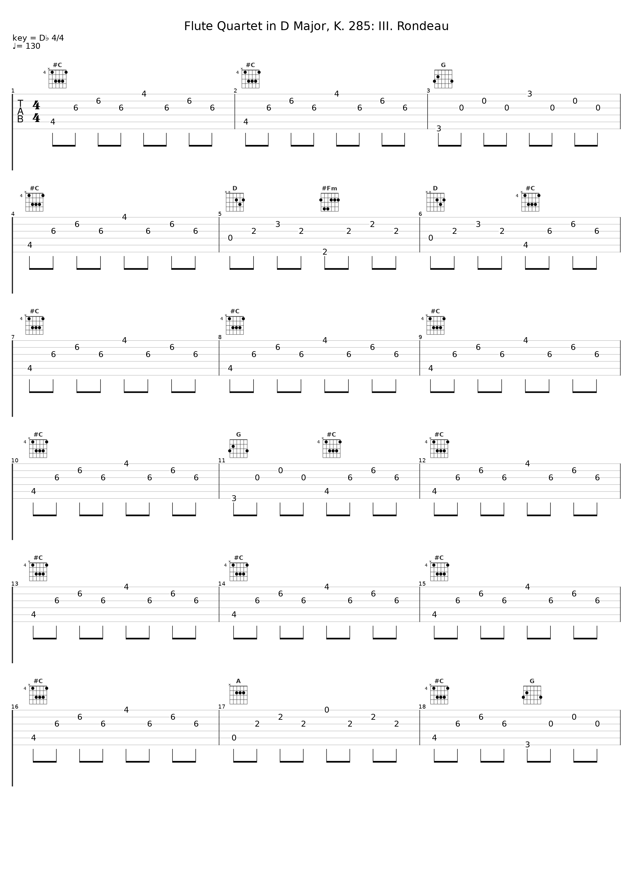 Flute Quartet in D Major, K. 285: III. Rondeau_Karel Valter_1