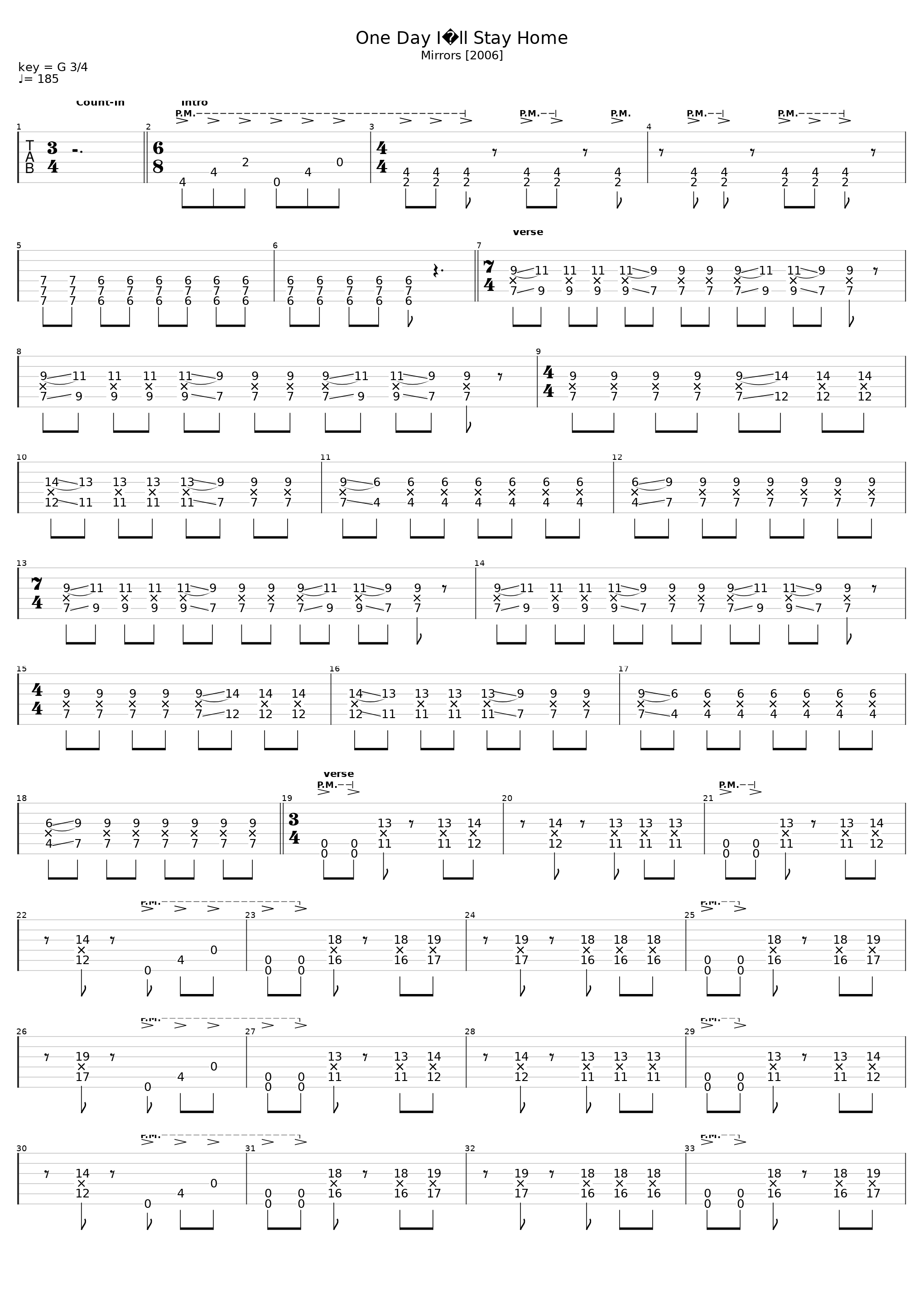 One Day I'll Stay Home_Misery Signals_1