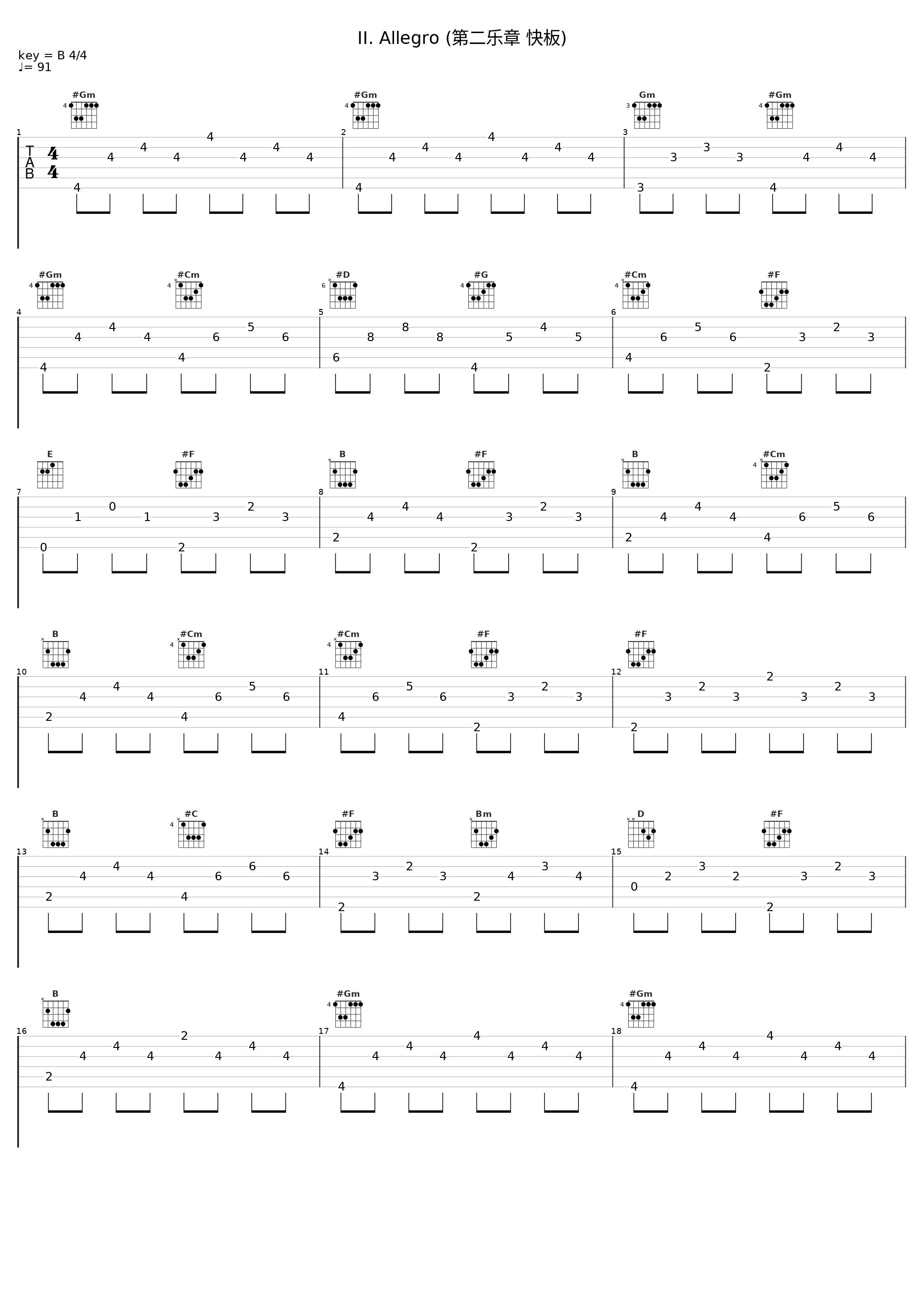 II. Allegro (第二乐章 快板)_Christiaan Norde,Jacques Ogg,Wilbert Hazelzet_1