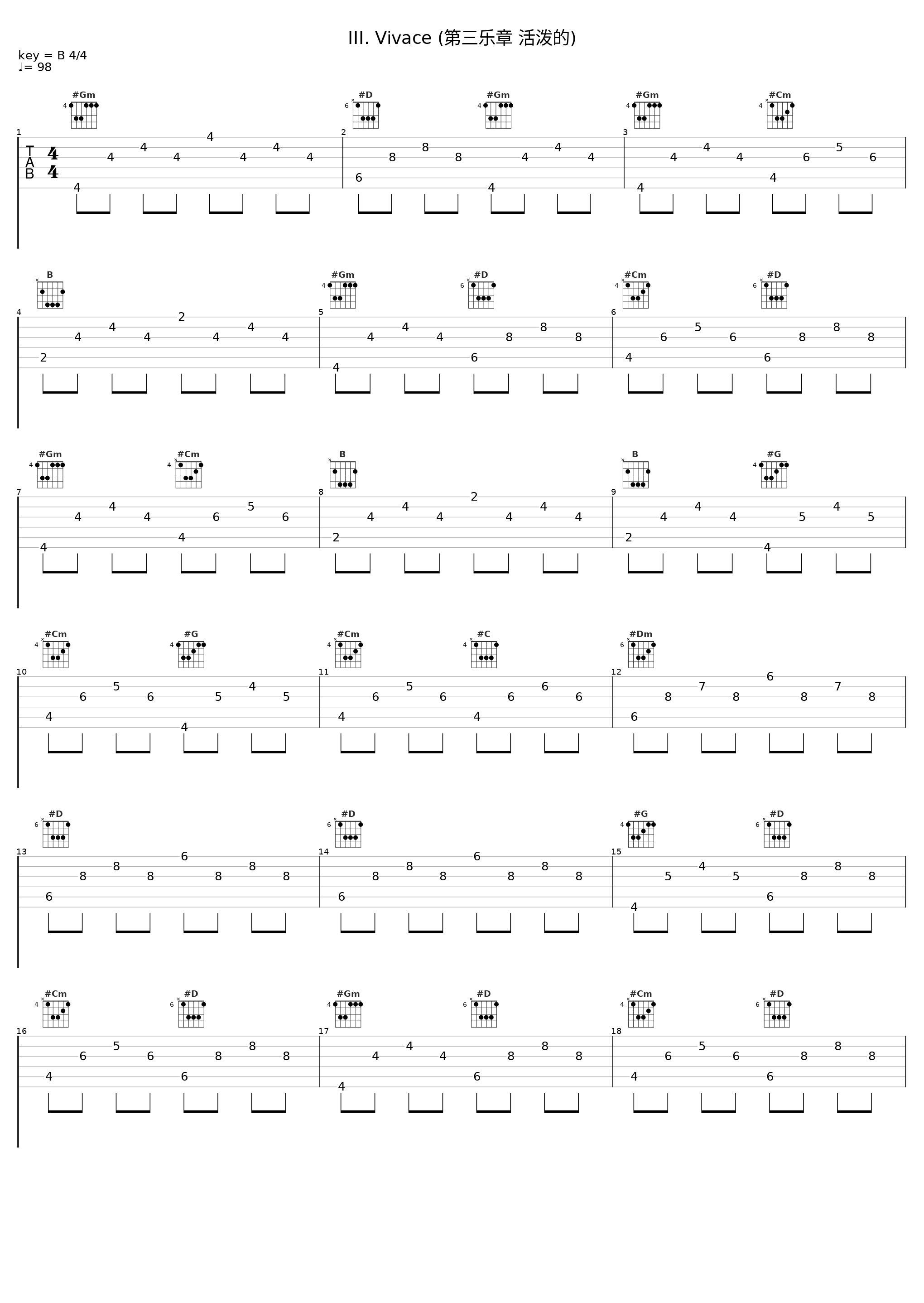 III. Vivace (第三乐章 活泼的)_Christiaan Norde,Jacques Ogg,Wilbert Hazelzet_1