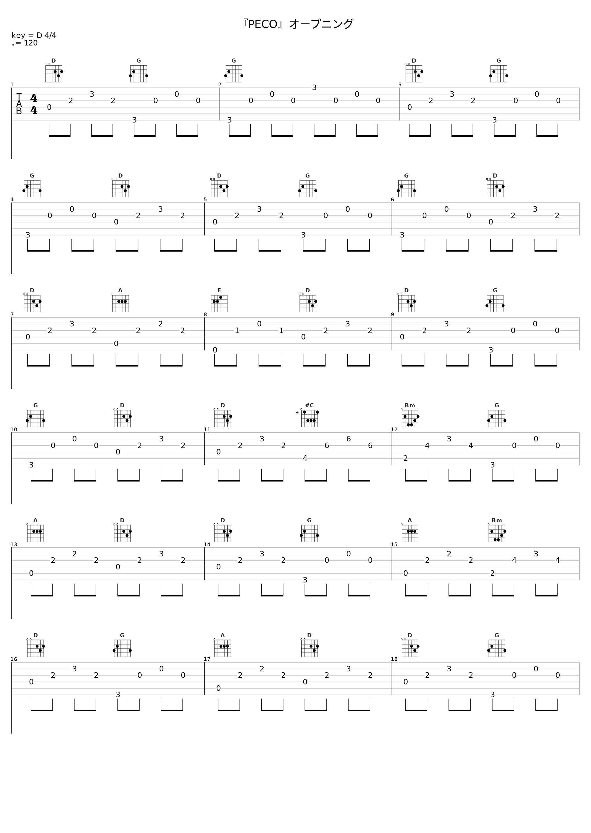 『PECO』オープニング_百石元_1