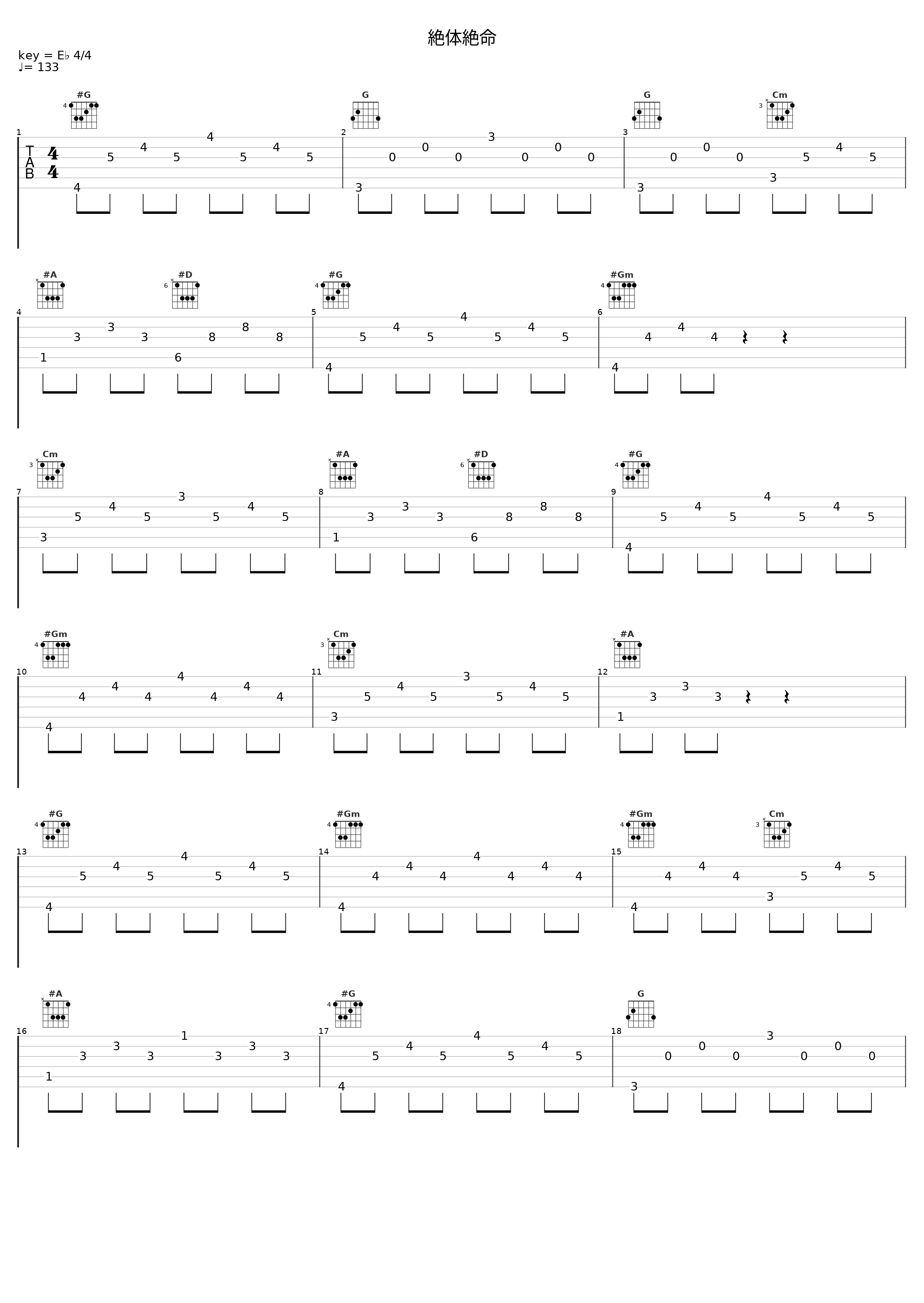 絶体絶命_東京事変_1