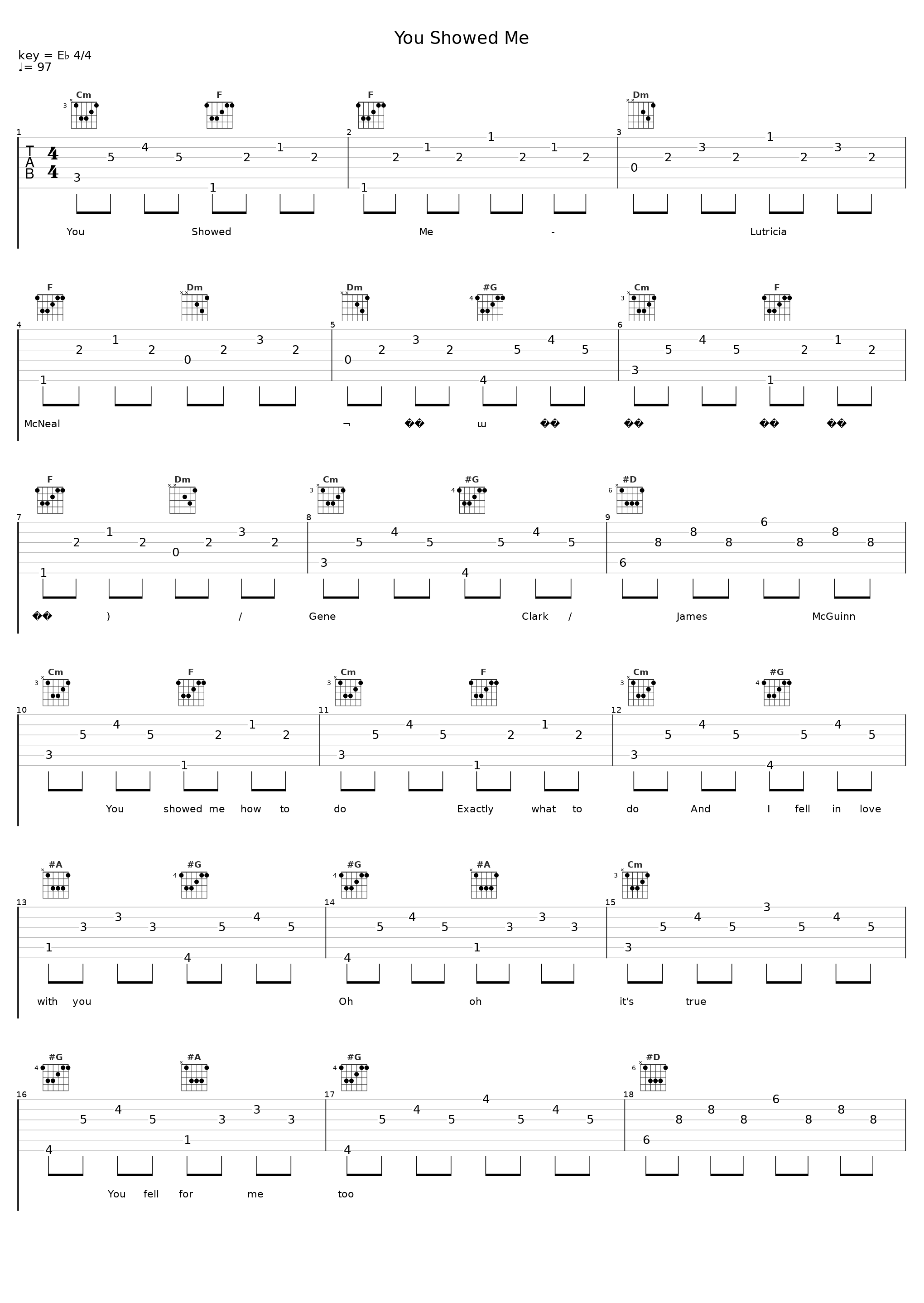 You Showed Me_Lutricia McNeal,Gene Clark,James McGuinn_1