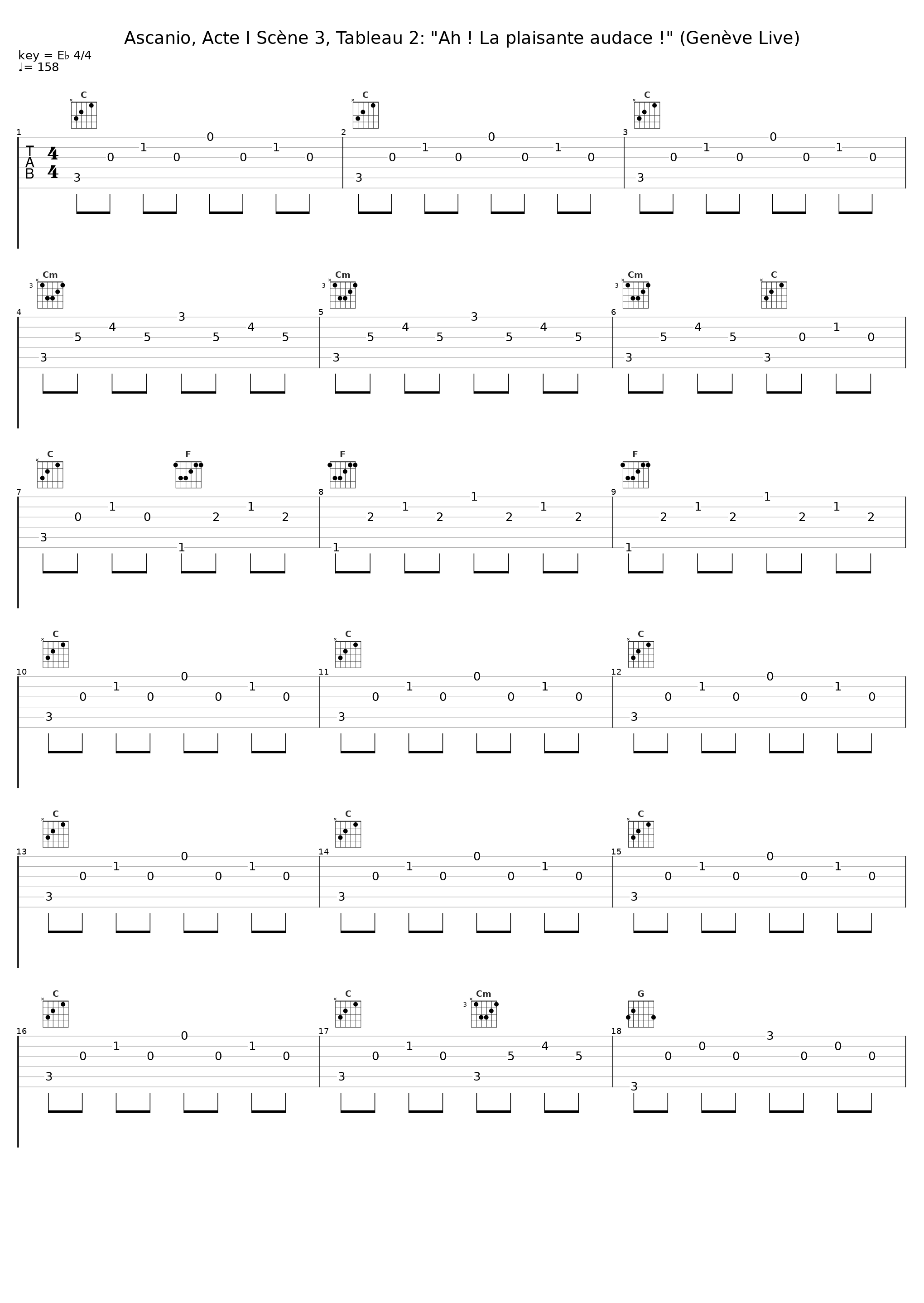 Ascanio, Acte I Scène 3, Tableau 2: "Ah ! La plaisante audace !" (Genève Live)_Maxence Billiemaz,Chœur de la Haute école de musique de Genève,Chœur du Grand Théâtre de Genève,Alan Woodbridge,Bastien Combe,Guillaume Tourniaire,Orchestre de la Haute école de musique de Genève,Camille Saint-Saëns,Louis Gallet_1