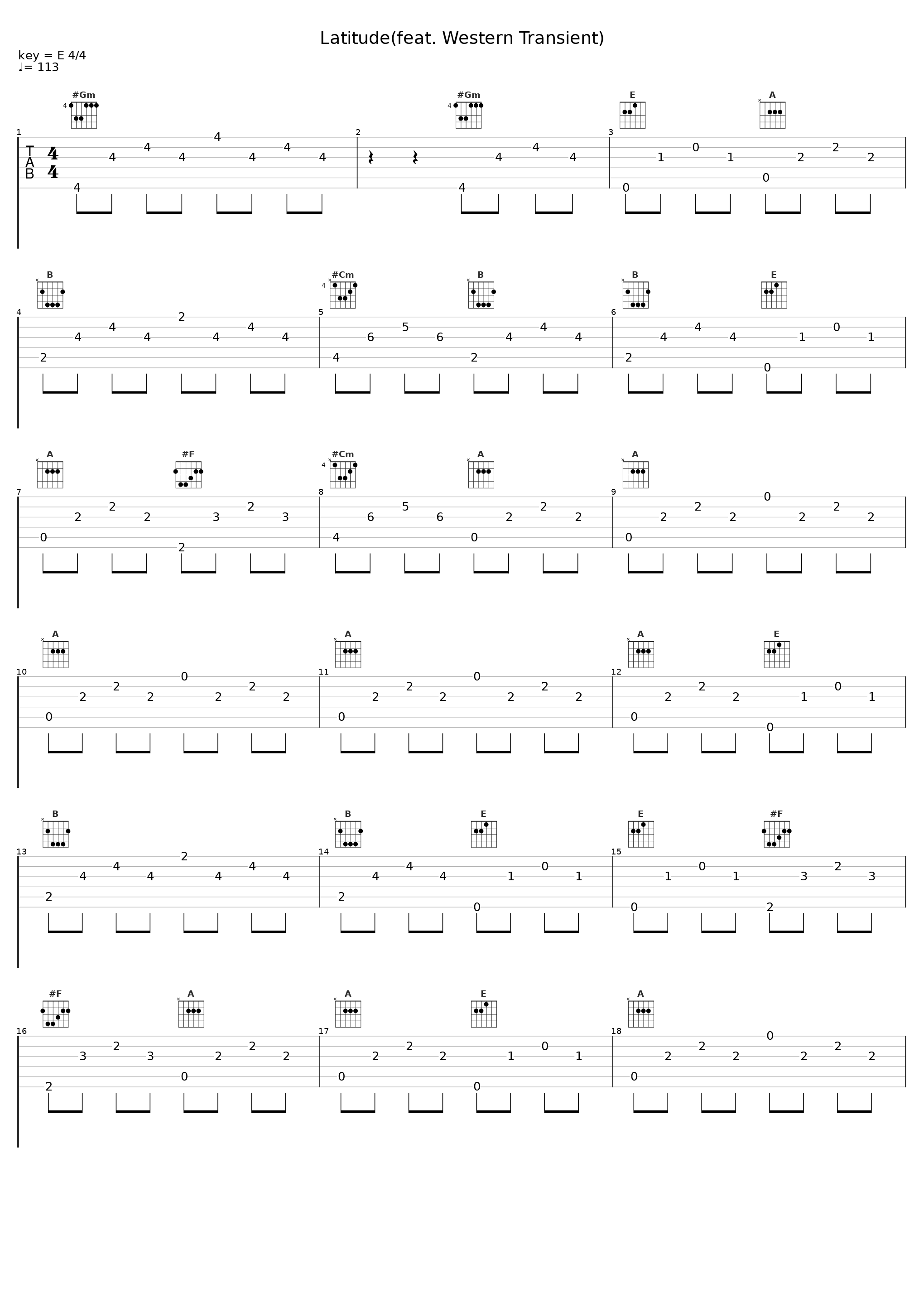 Latitude(feat. Western Transient)_Quantic,Western Transient_1