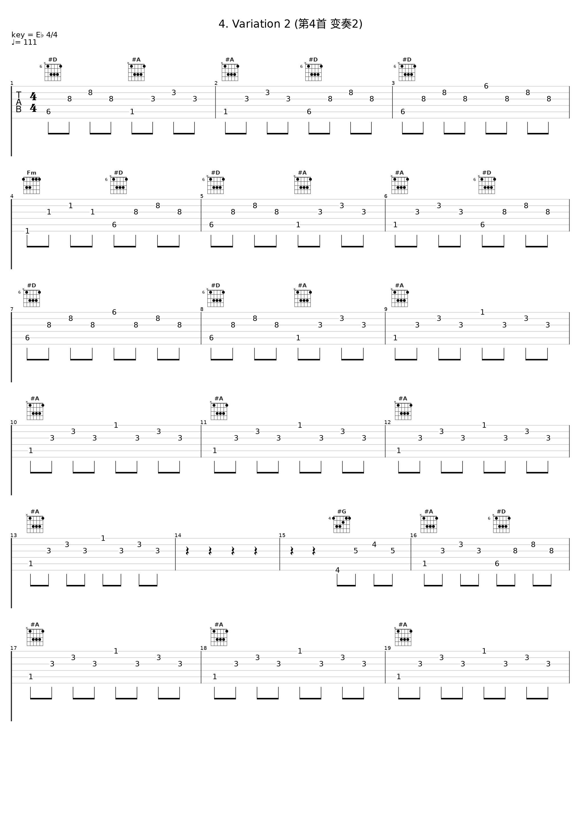 4. Variation 2 (第4首 变奏2)_Emil Gilels_1