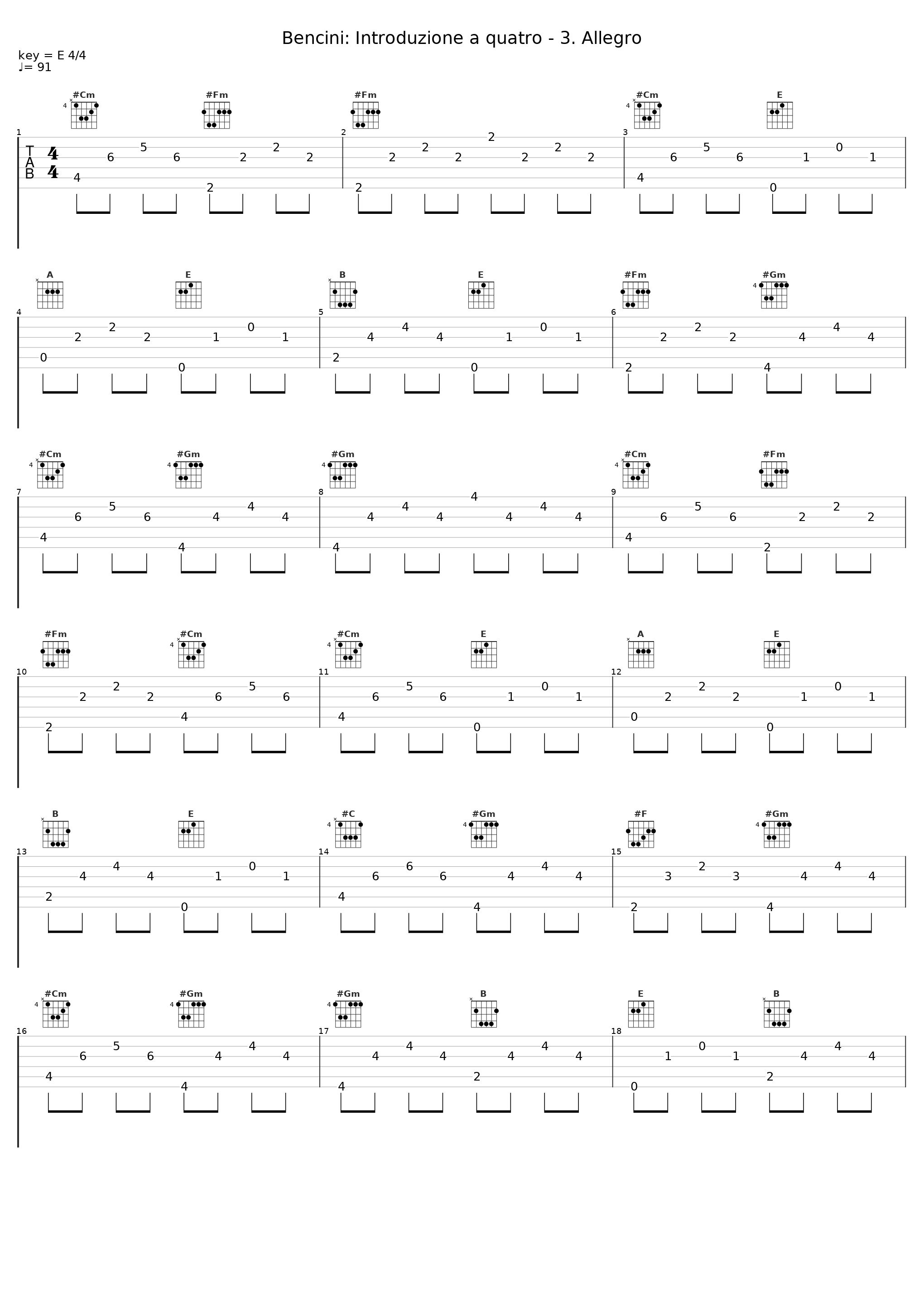 Bencini: Introduzione a quatro - 3. Allegro_Accademia Bizantina,Ottavio Dantone_1