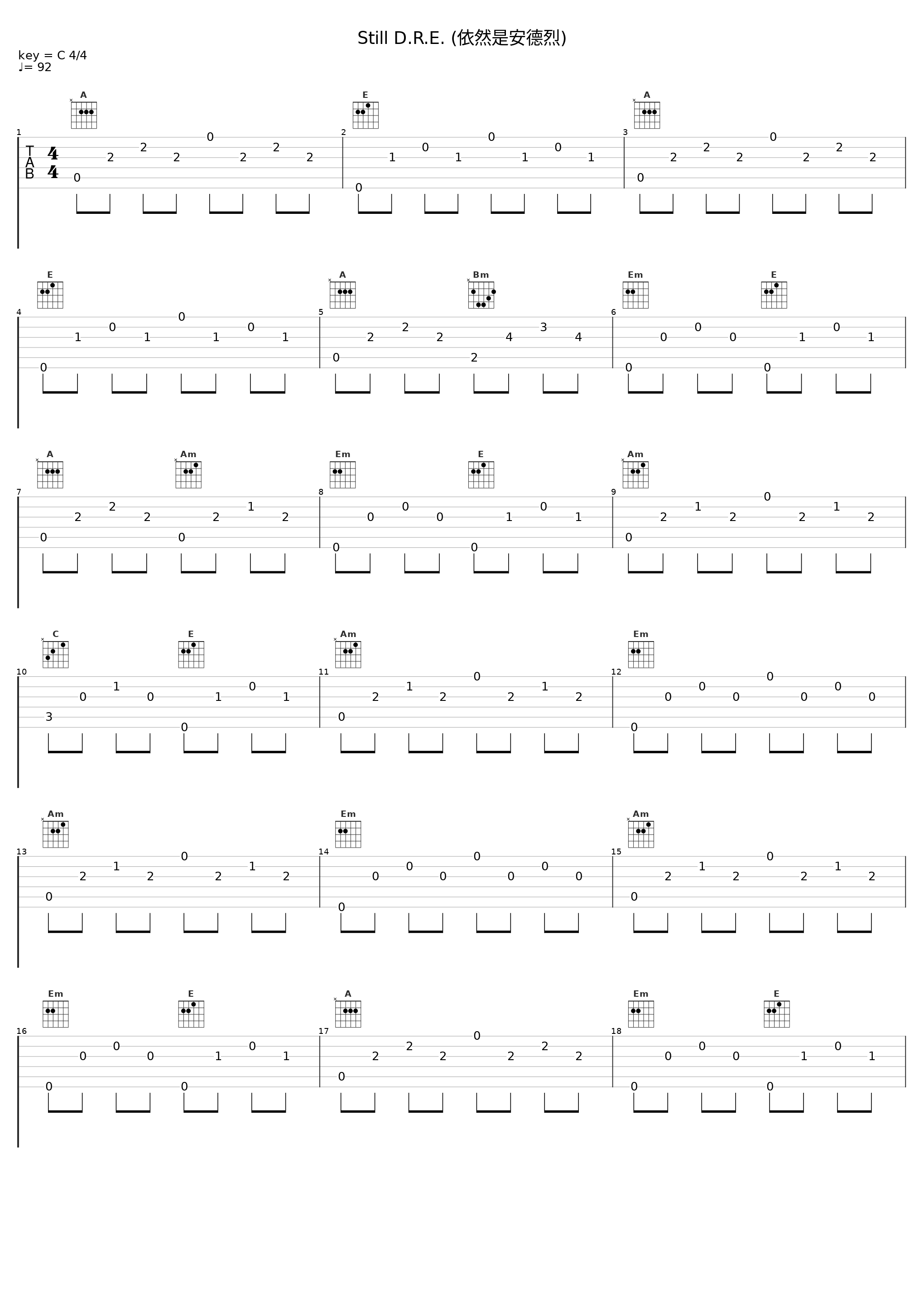 Still D.R.E. (依然是安德烈)_Vitamin String Quartet_1