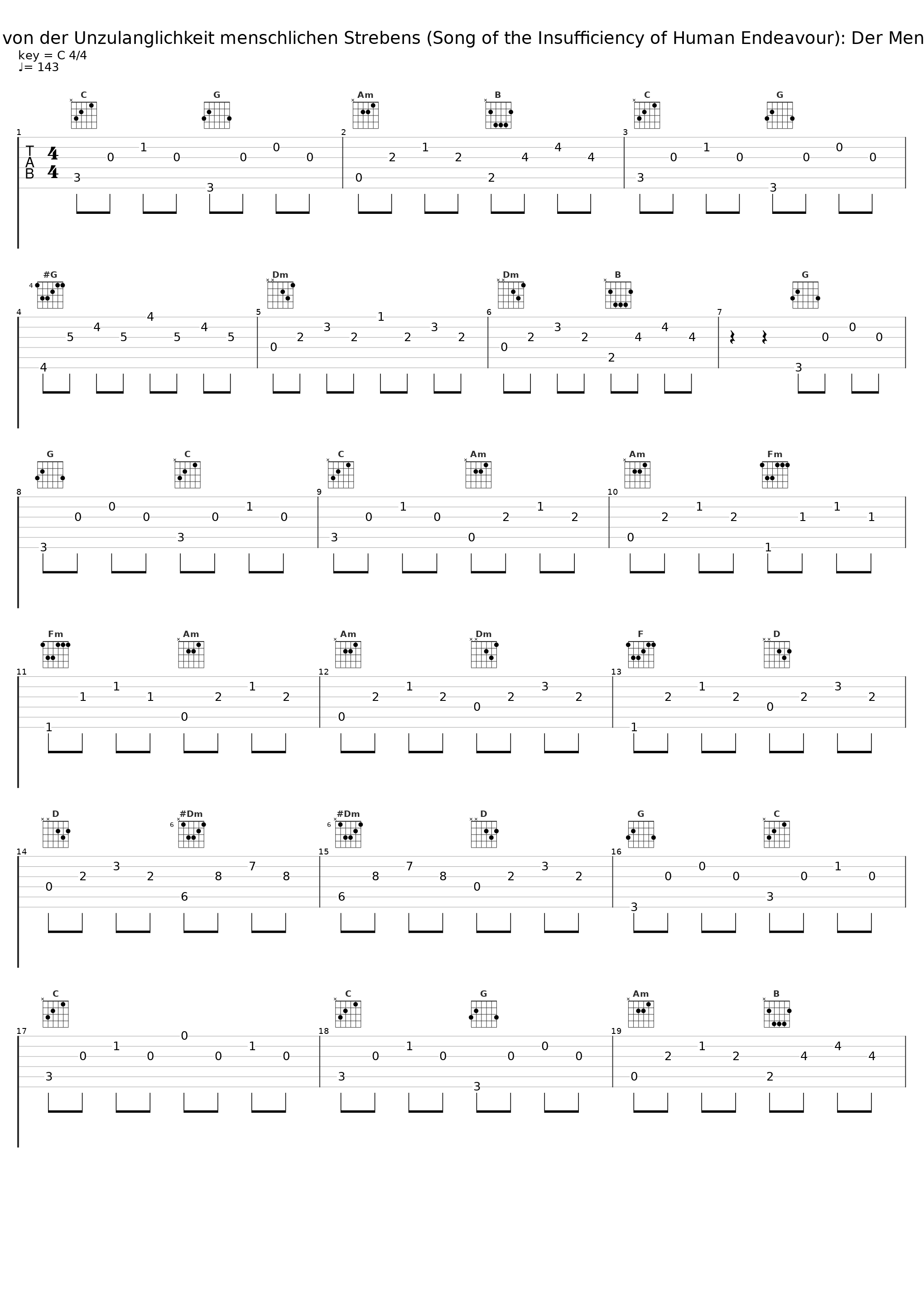 Die Dreigroschenoper, Act III: Lied von der Unzulanglichkeit menschlichen Strebens (Song of the Insufficiency of Human Endeavour): Der Mensch lebt durch den Kopf [Peachum]_Bertolt Brecht_1