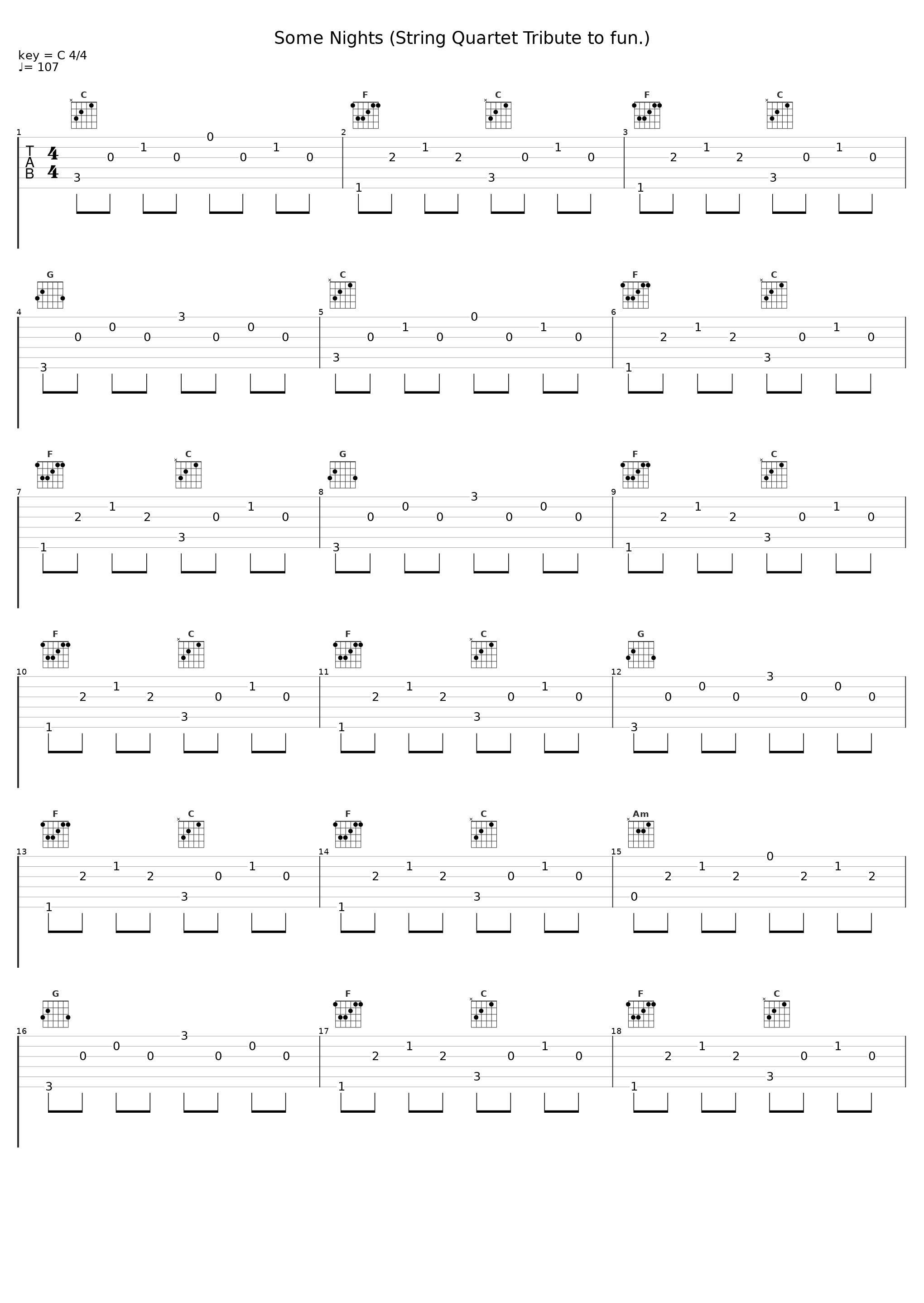 Some Nights (String Quartet Tribute to fun.)_Vitamin String Quartet_1