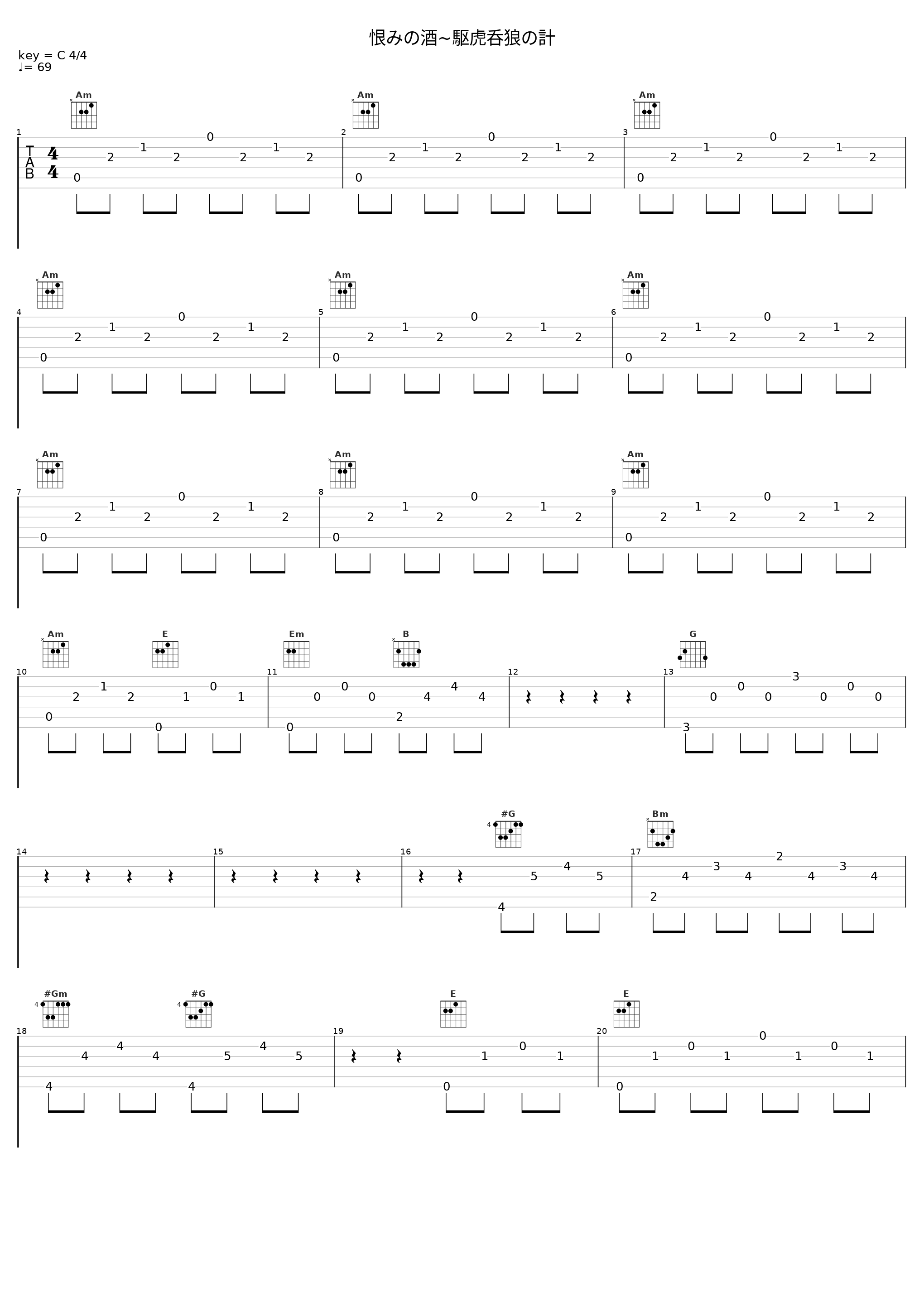 恨みの酒~駆虎呑狼の計_横山菁児_1