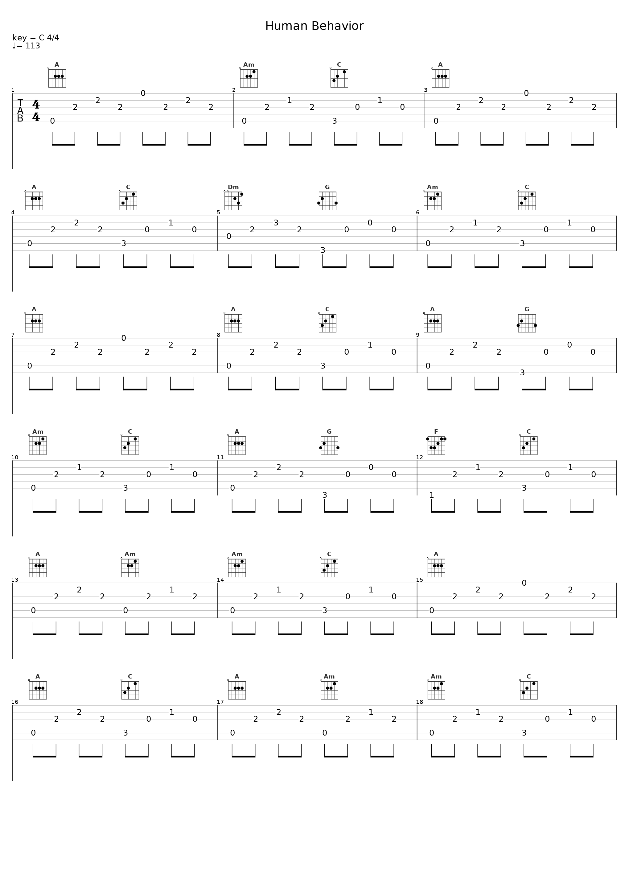 Human Behavior_Vitamin String Quartet_1