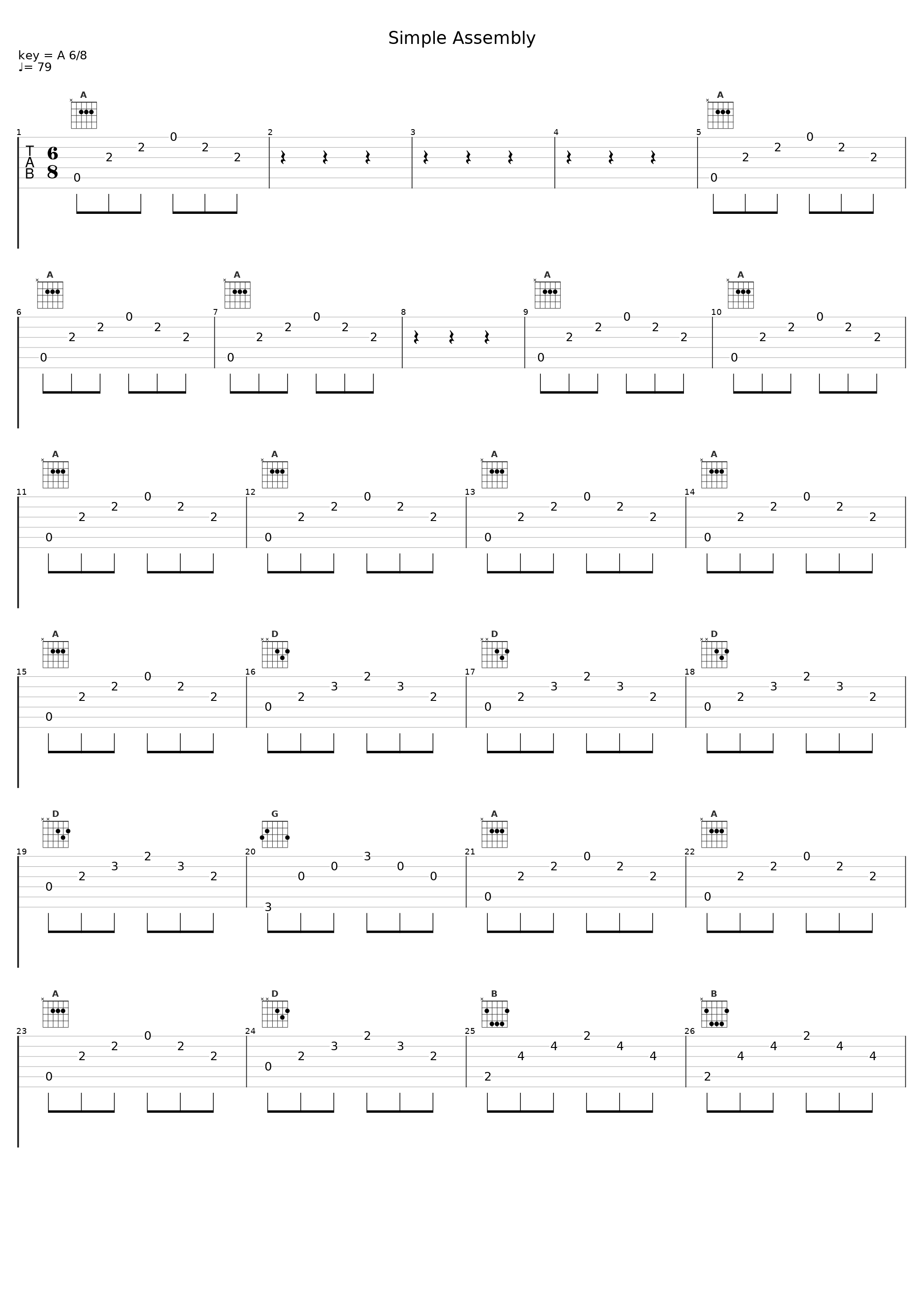 Simple Assembly_Steve Jablonsky_1