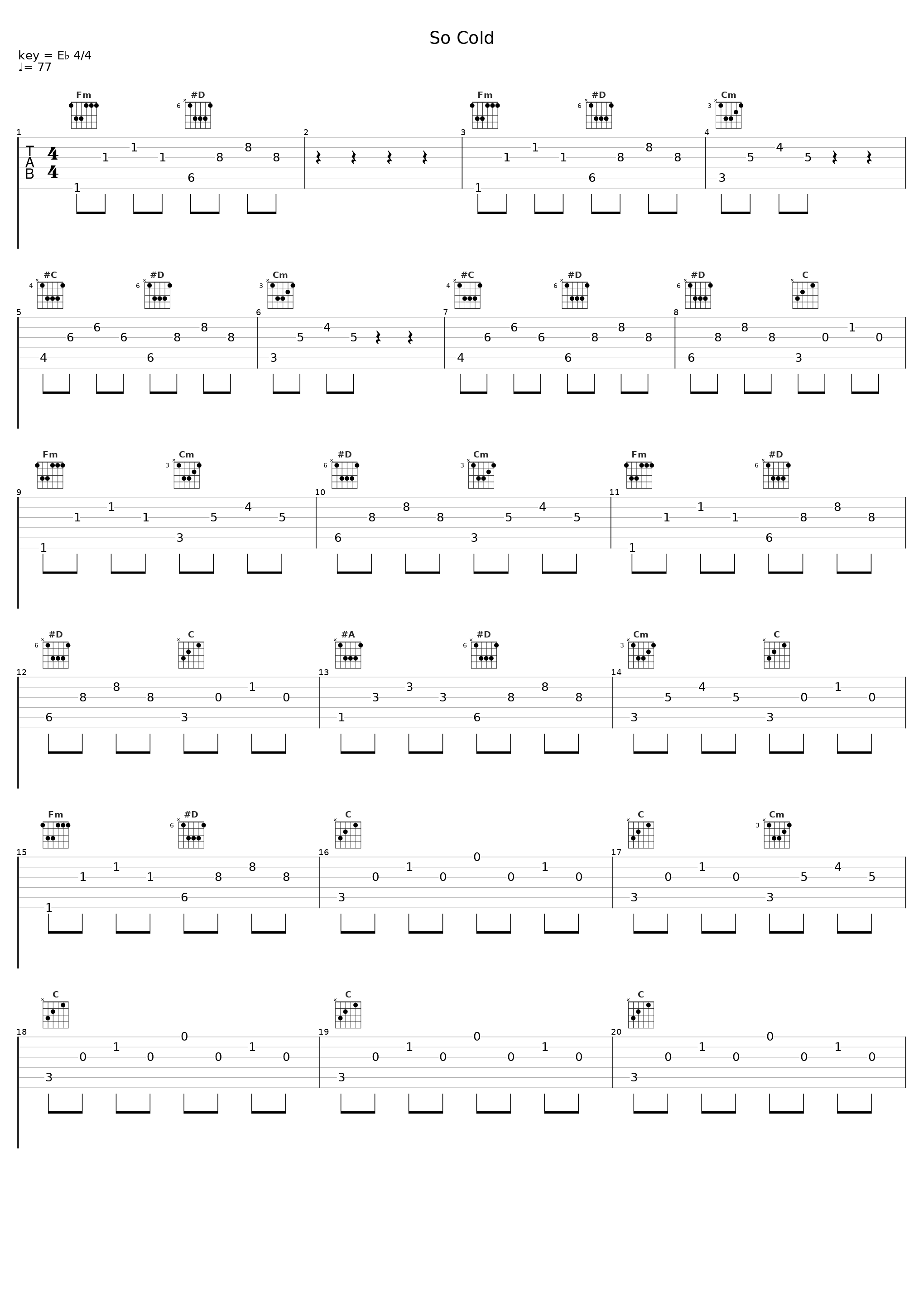 So Cold_Vitamin String Quartet_1