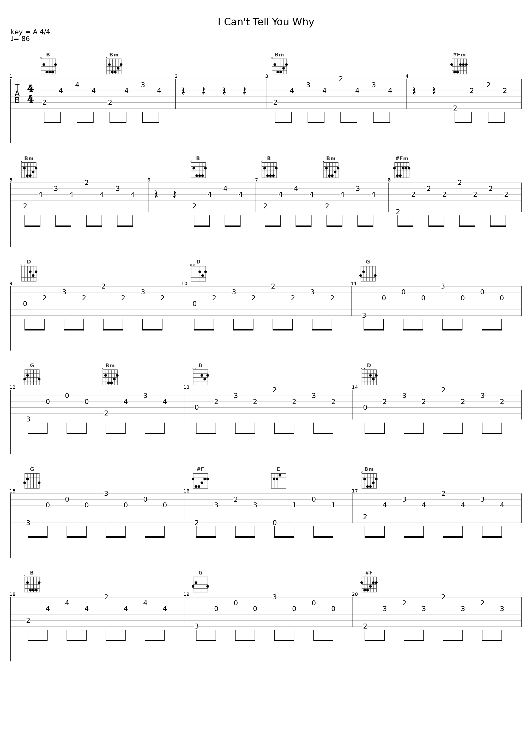 I Can't Tell You Why_Vitamin String Quartet_1