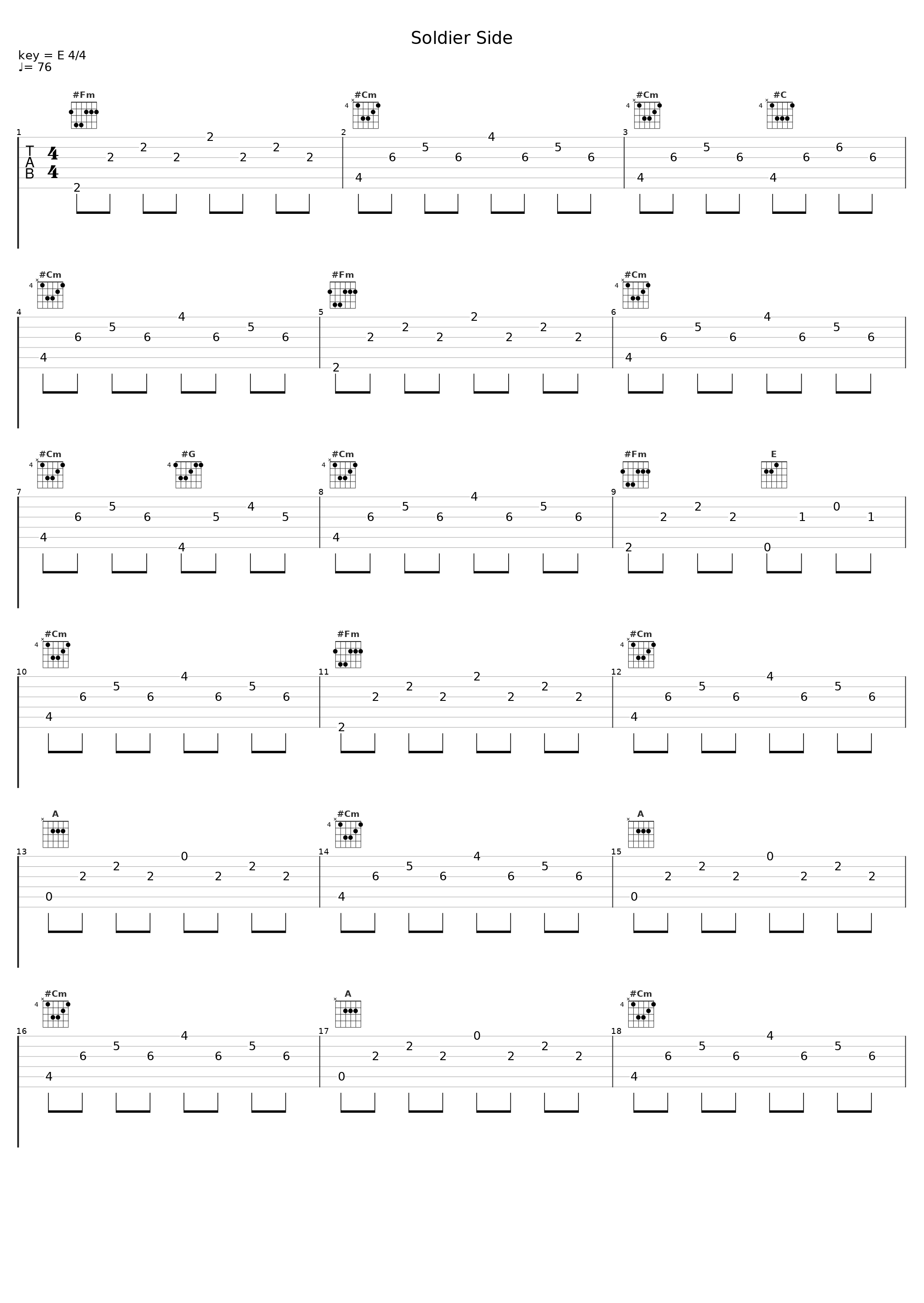 Soldier Side_Vitamin String Quartet_1