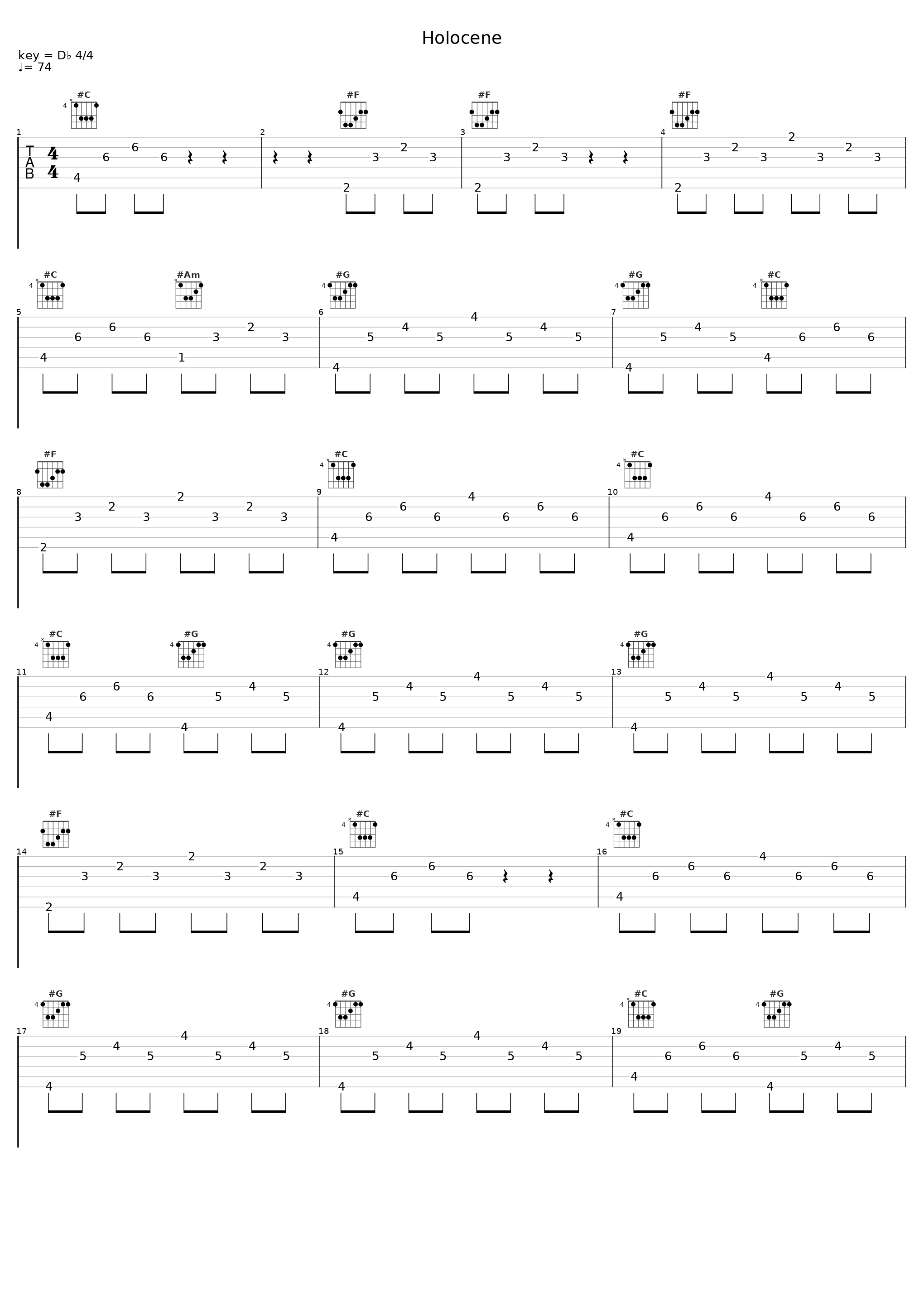 Holocene_Vitamin String Quartet_1