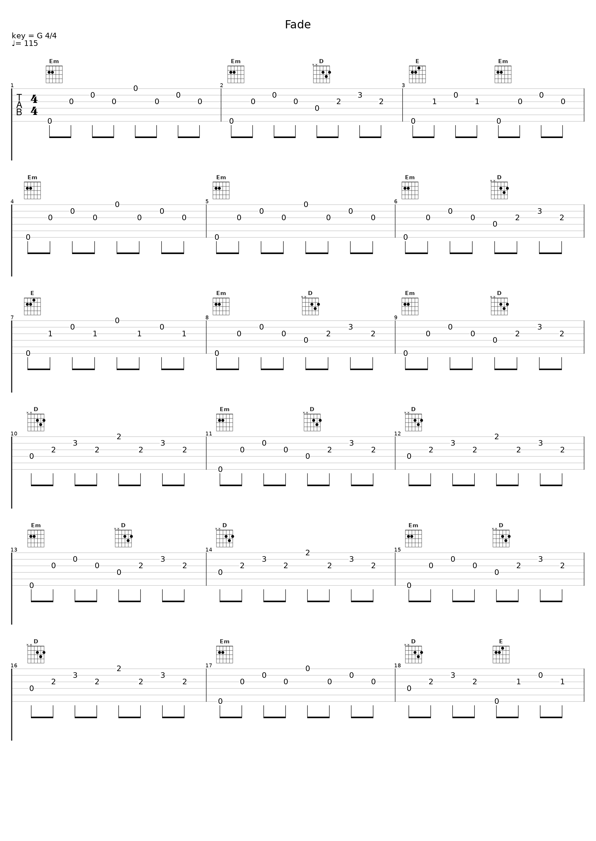 Fade_Vitamin String Quartet_1