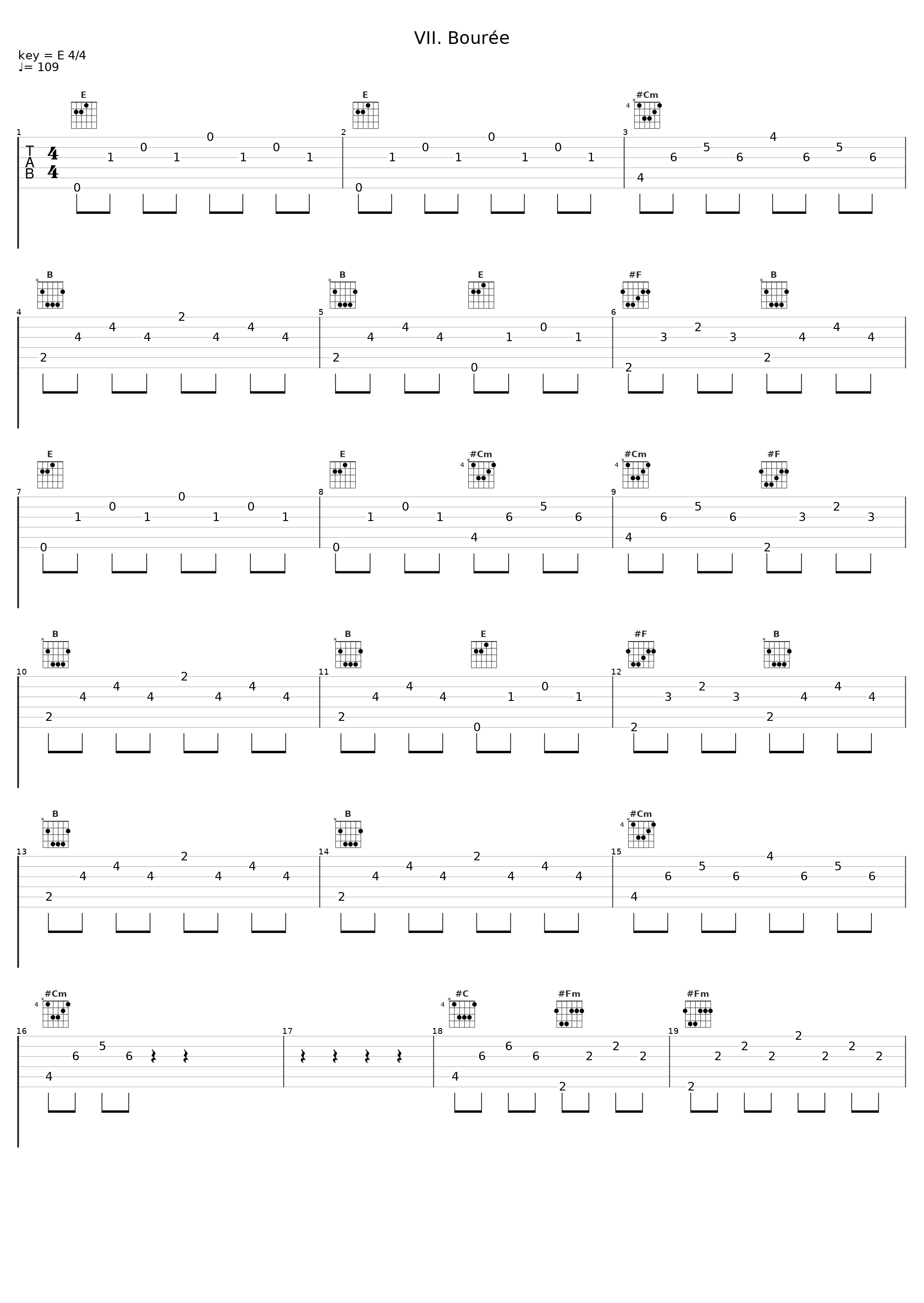 VII. Bourée_Yuan Sheng_1