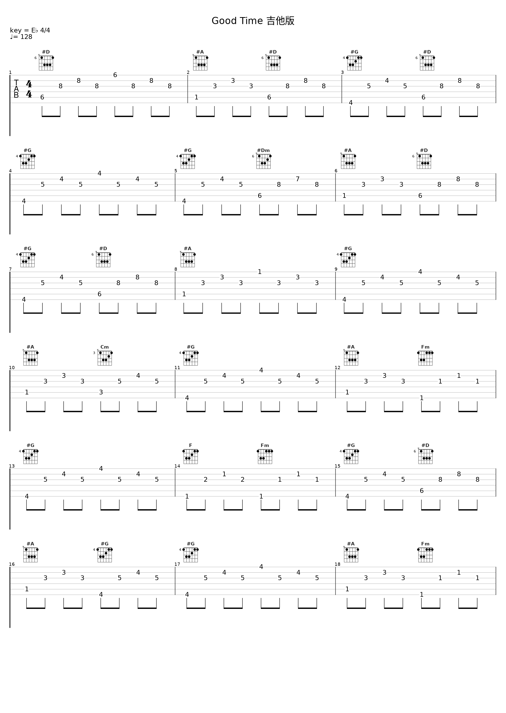 Good Time 吉他版_郑成河_1