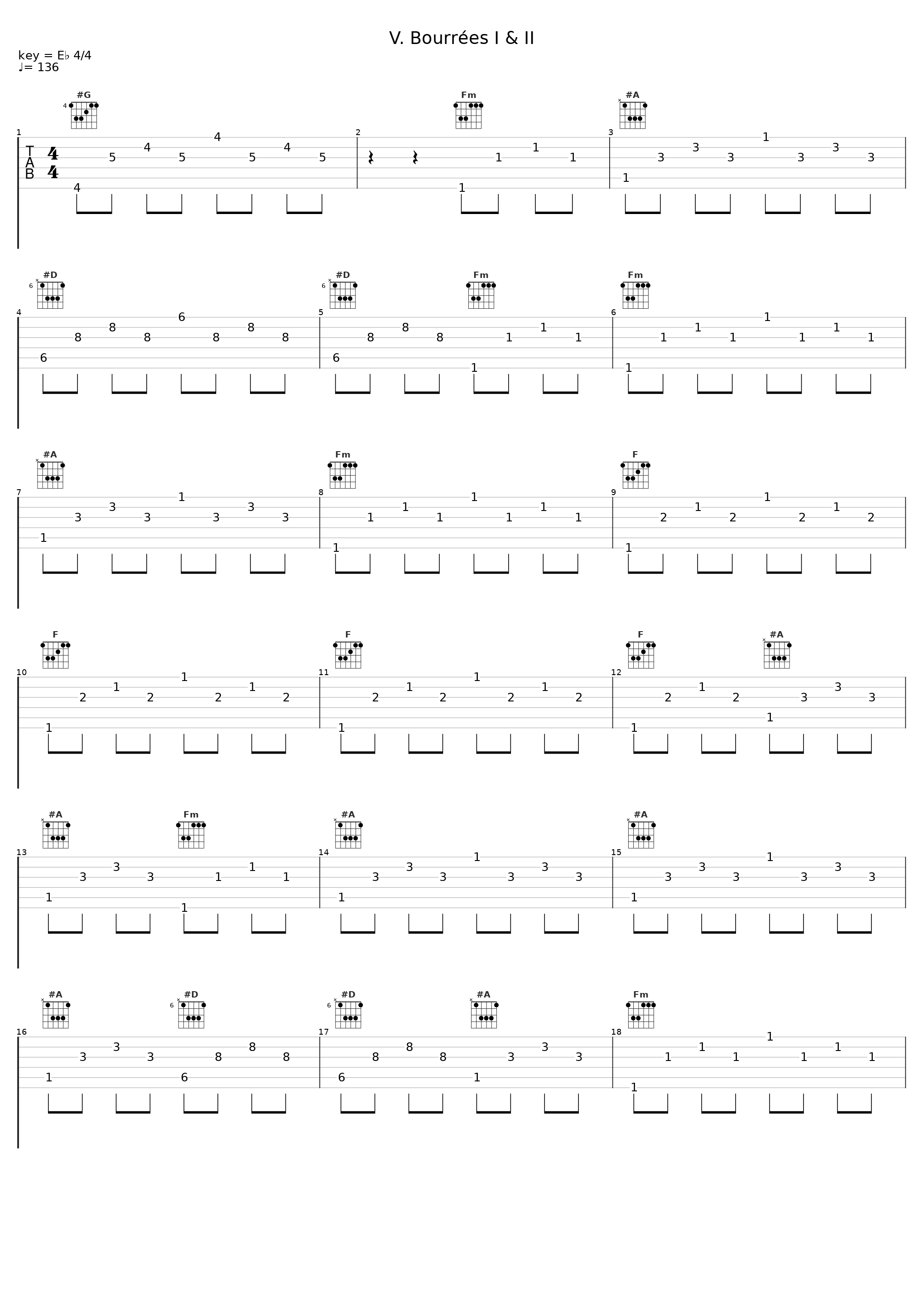 V. Bourrées I & II_马友友_1