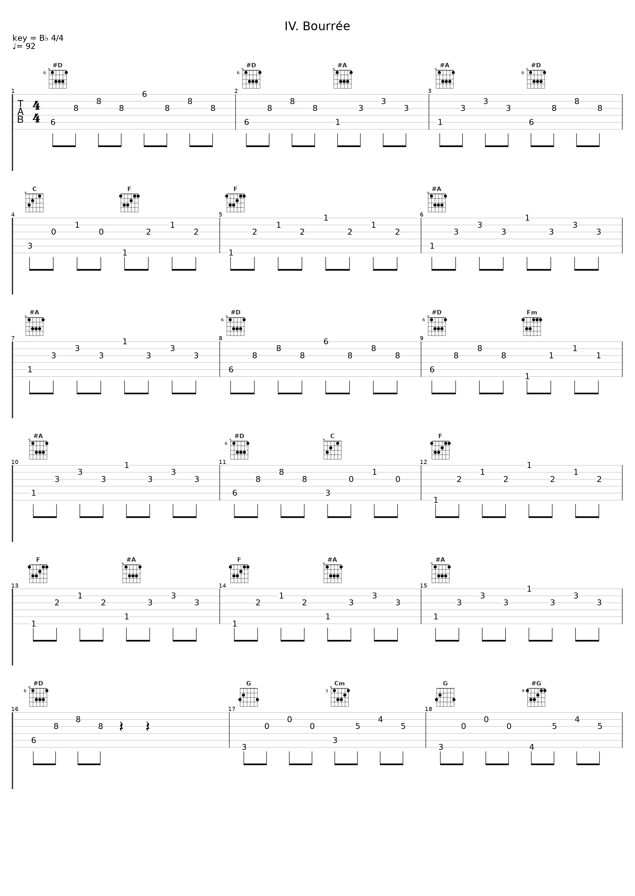 IV. Bourrée_Yuan Sheng_1