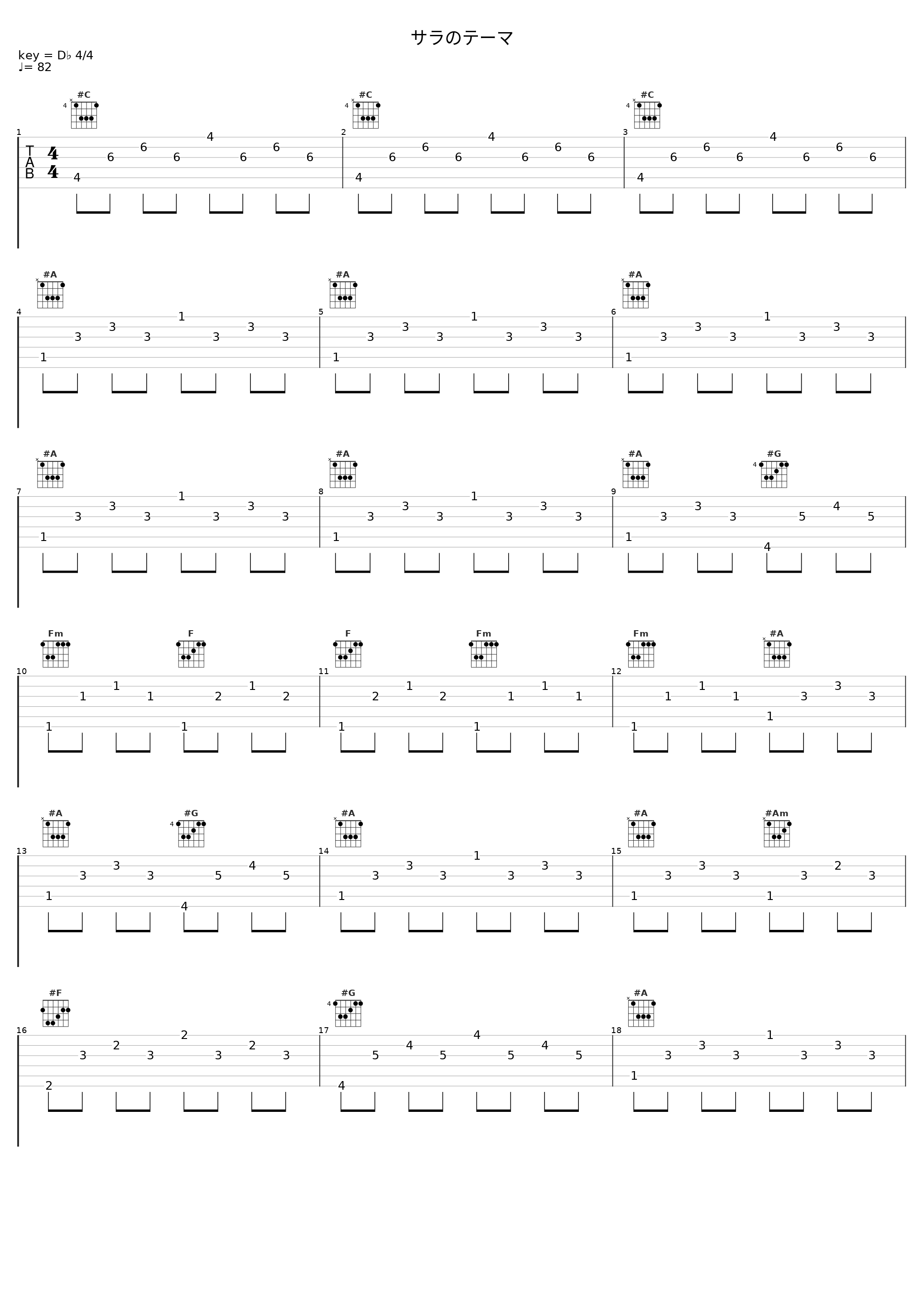 サラのテーマ_光田康典_1