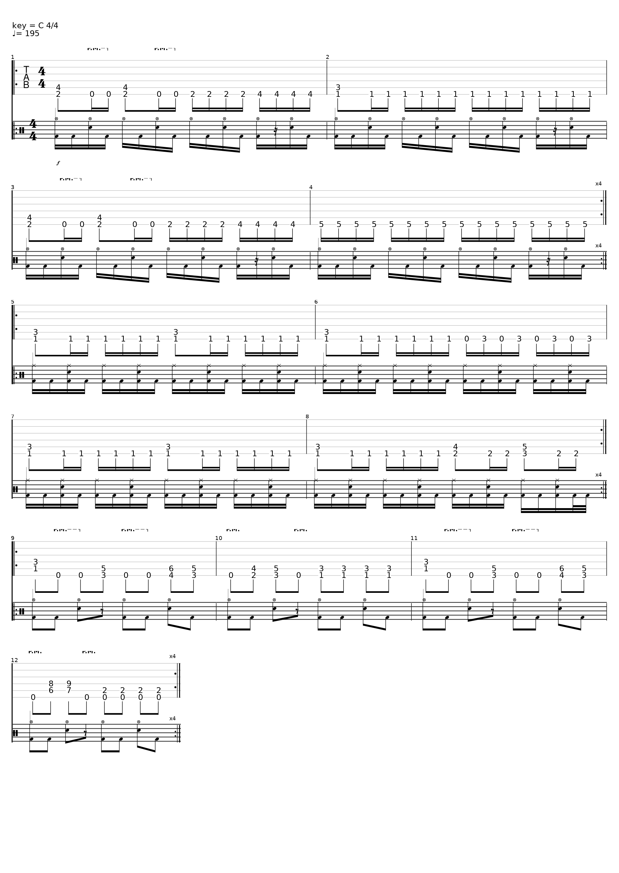 slayer style riff_Slayer Style Riff_1