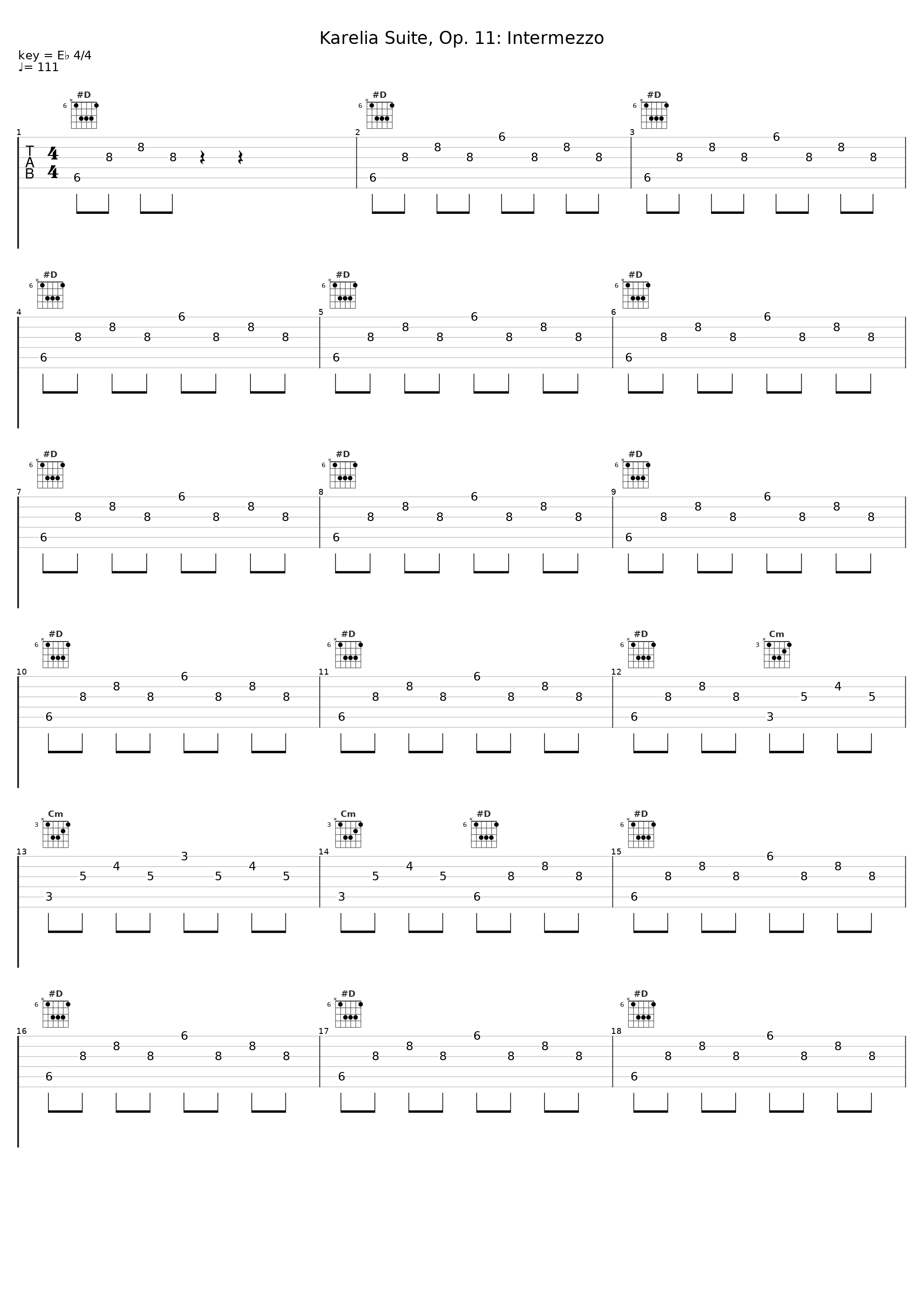 Karelia Suite, Op. 11: Intermezzo_Tossy Spivakovsky_1